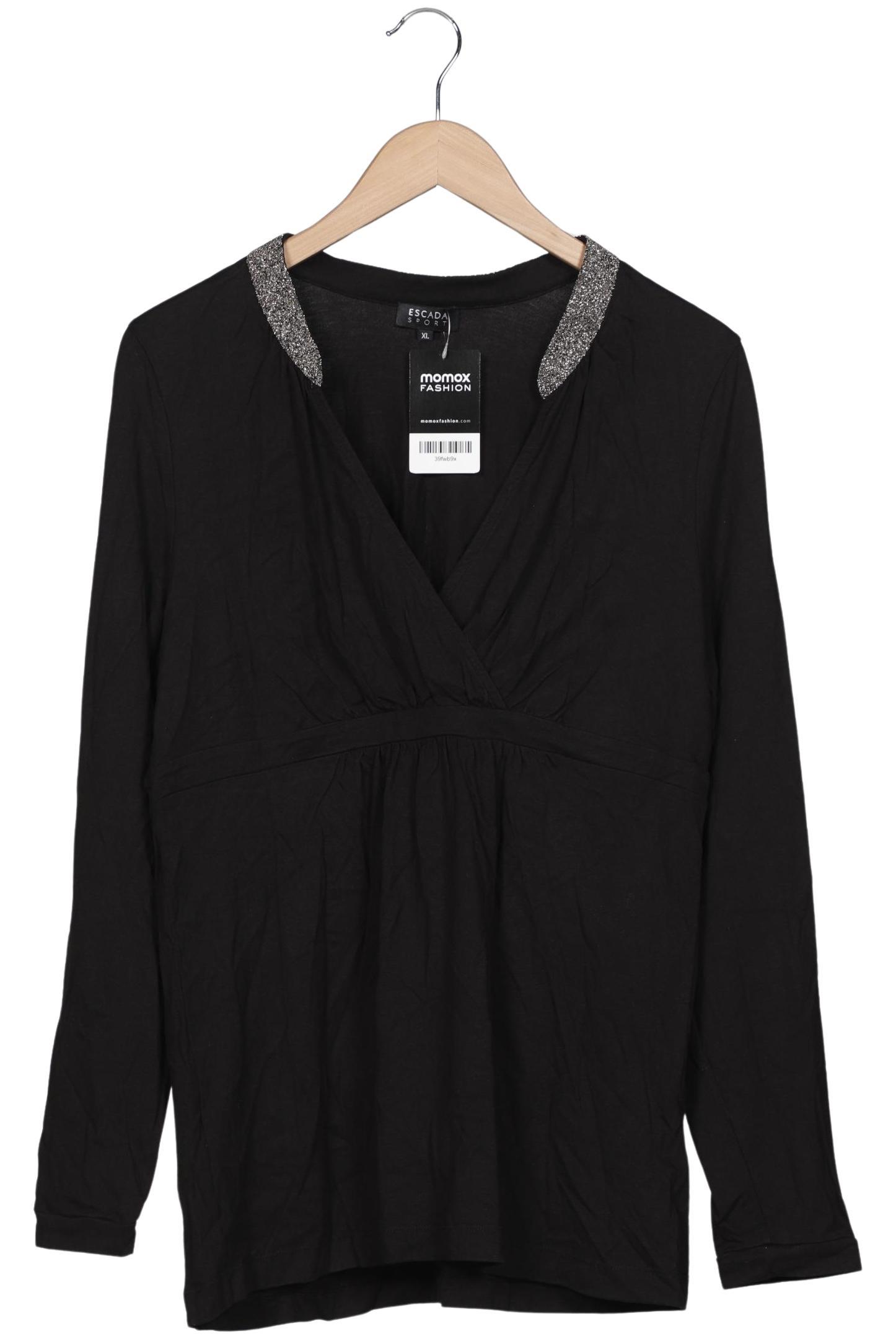 

Escada Sport Damen Langarmshirt, schwarz, Gr. 44