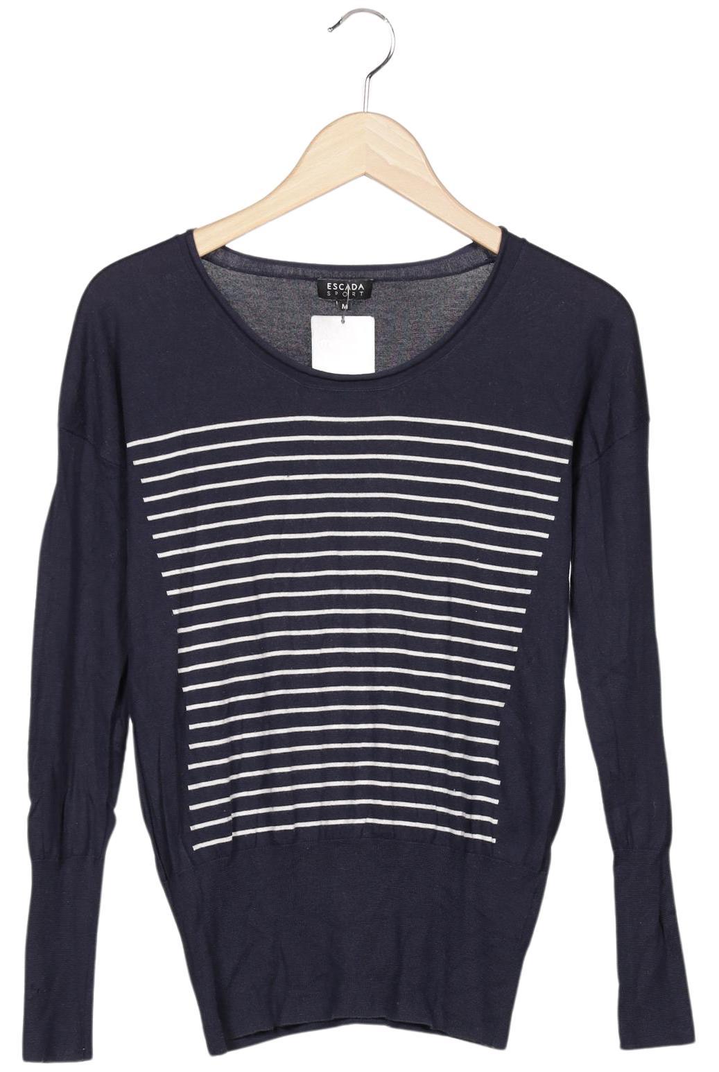 

Escada Sport Damen Langarmshirt, marineblau, Gr. 38