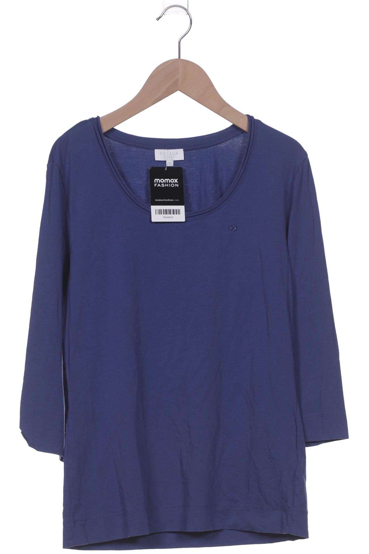 

Escada Sport Damen Langarmshirt, blau, Gr. 38