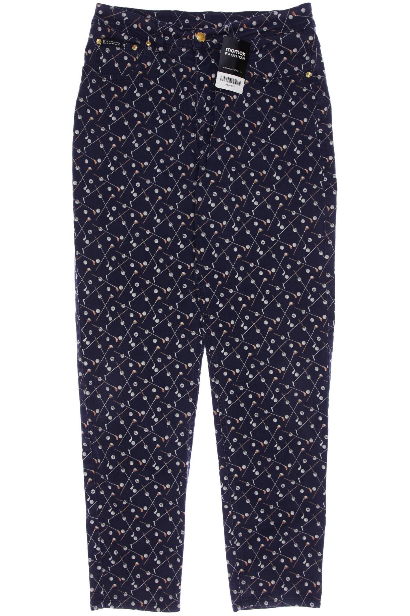 

Escada Sport Damen Stoffhose, marineblau, Gr. 40
