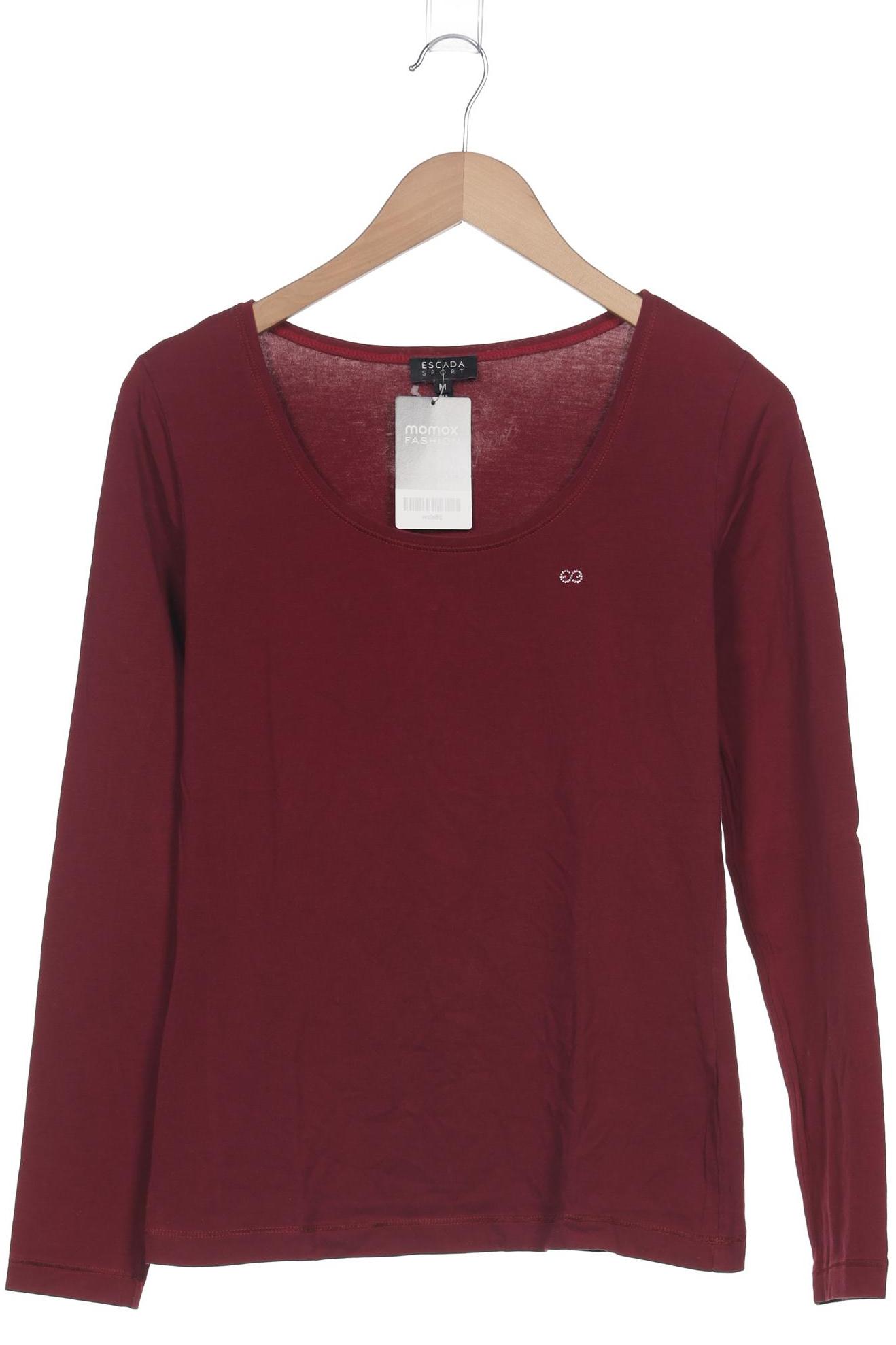 

Escada Sport Damen Langarmshirt, bordeaux, Gr. 38