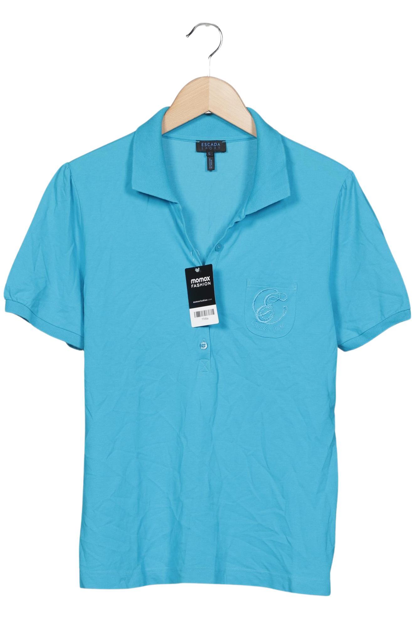 

Escada Sport Damen Poloshirt, hellblau, Gr. 42