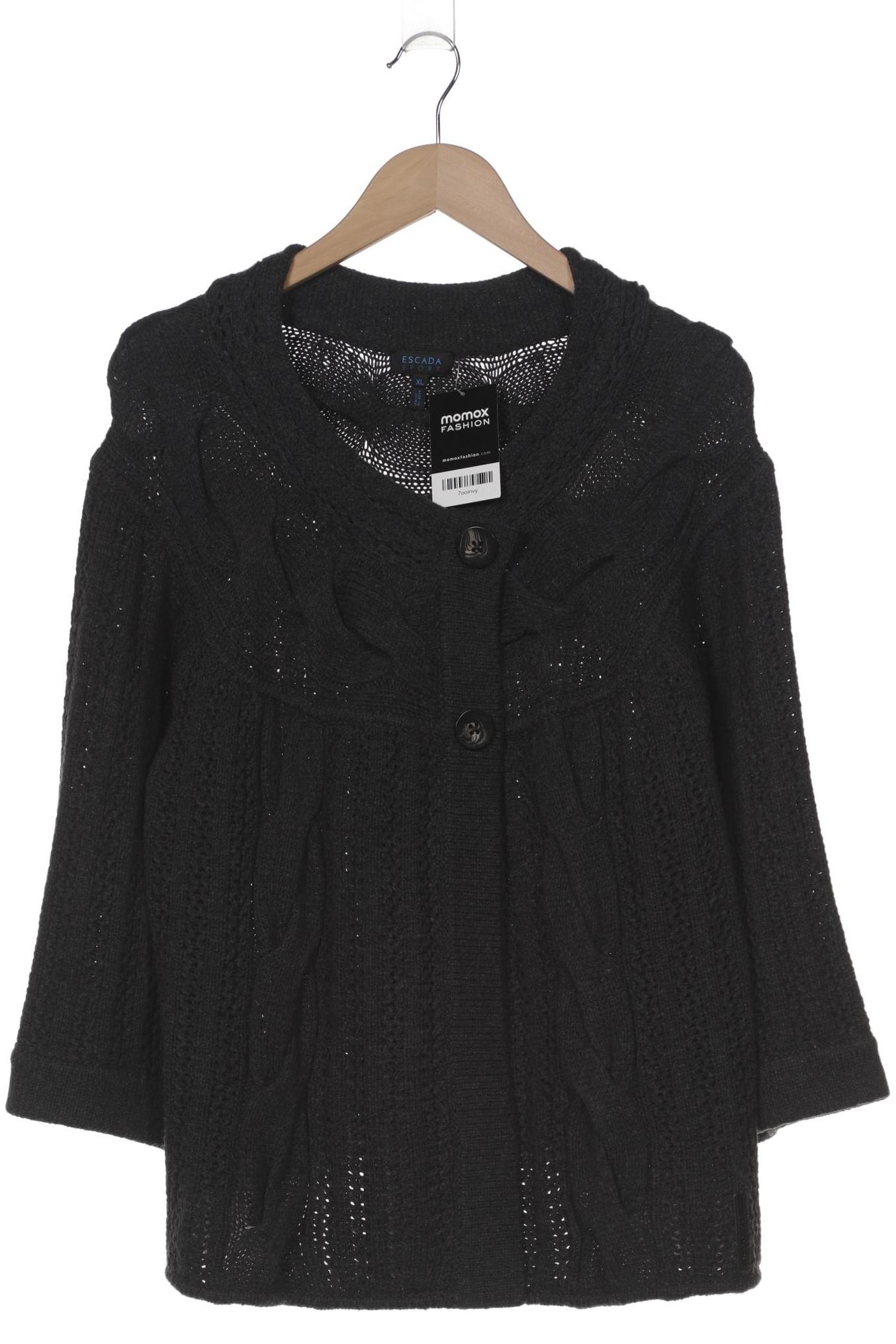 

Escada Sport Damen Strickjacke, grau, Gr. 44