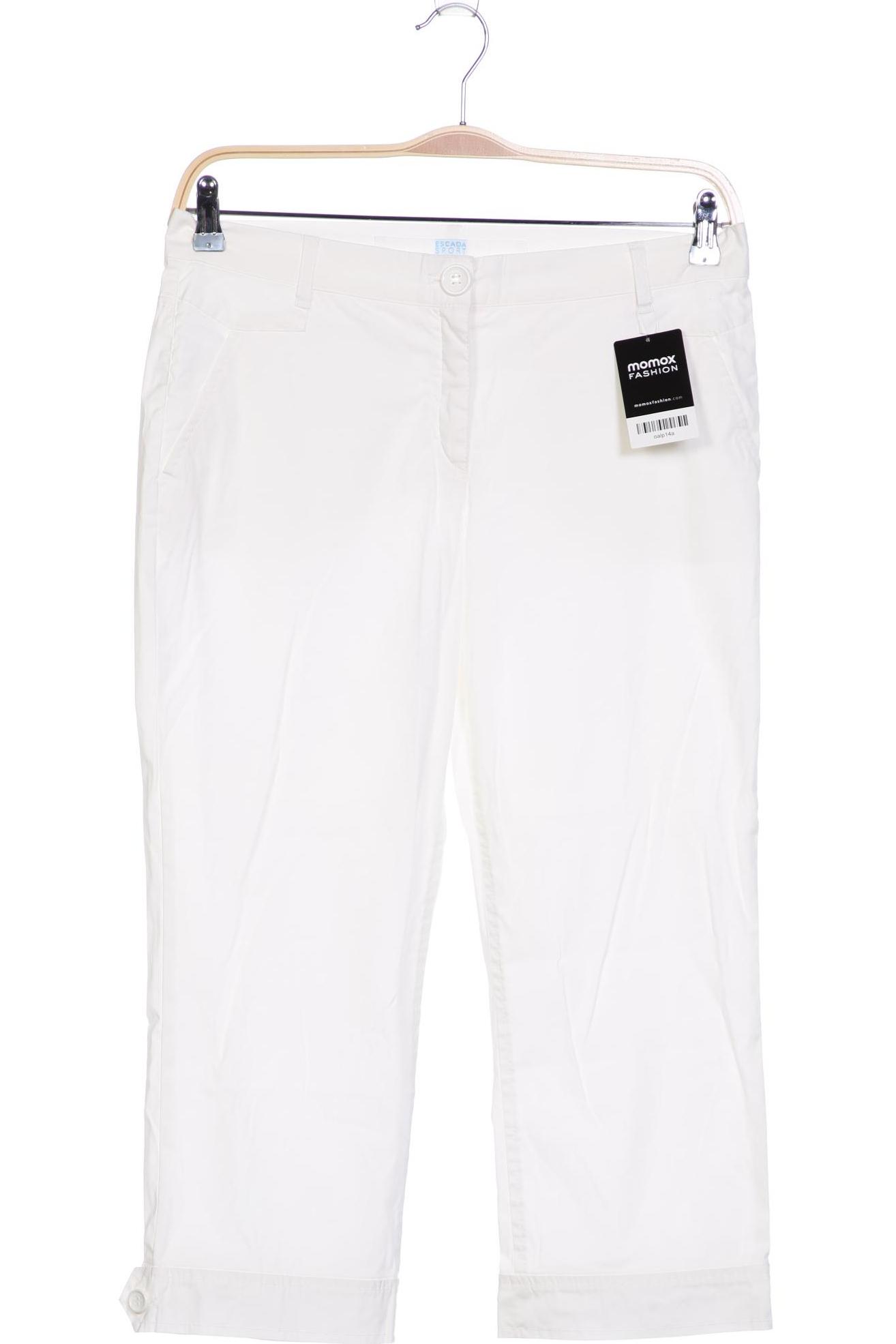 

Escada Sport Damen Stoffhose, weiß, Gr. 40