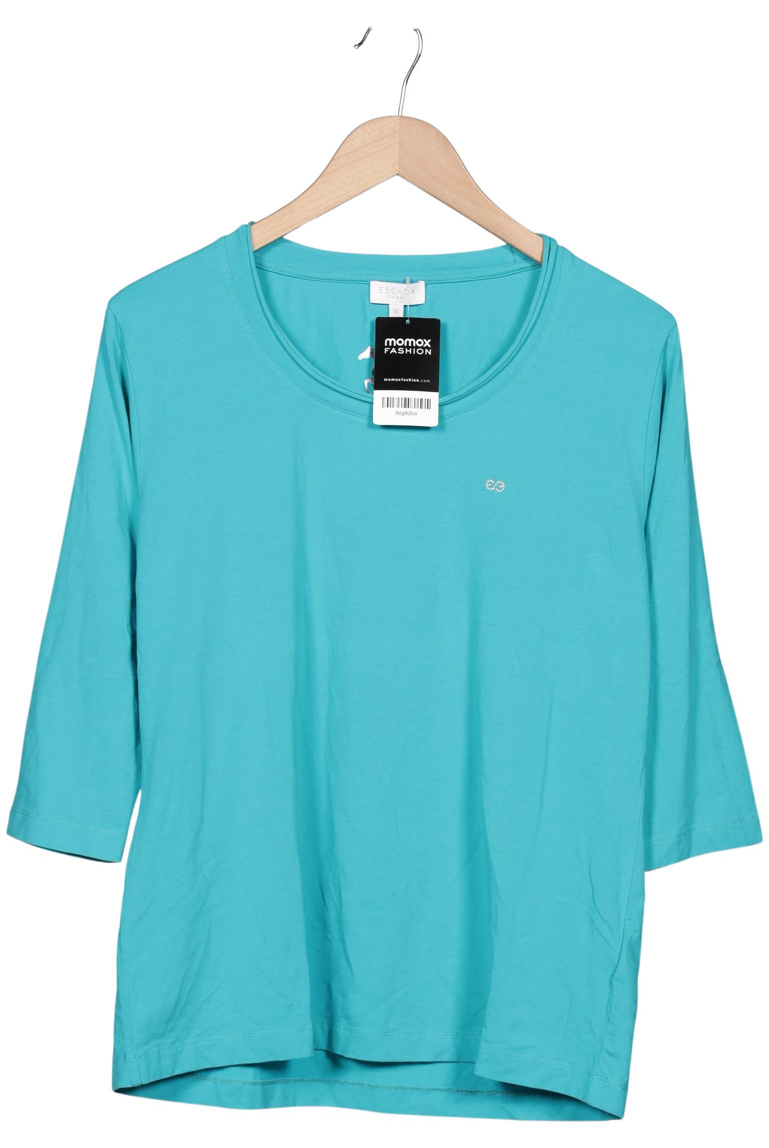 

Escada Sport Damen Langarmshirt, türkis, Gr. 44