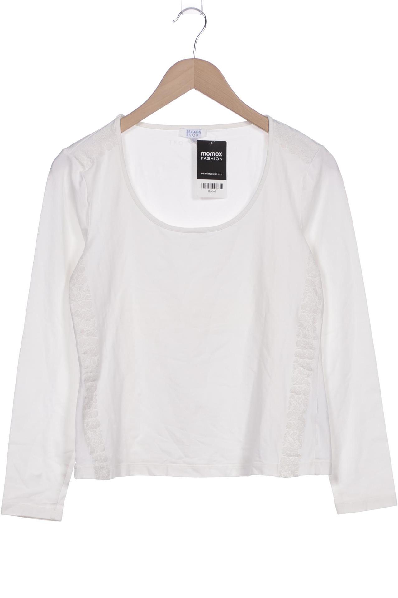 

Escada Sport Damen Langarmshirt, cremeweiß, Gr. 42
