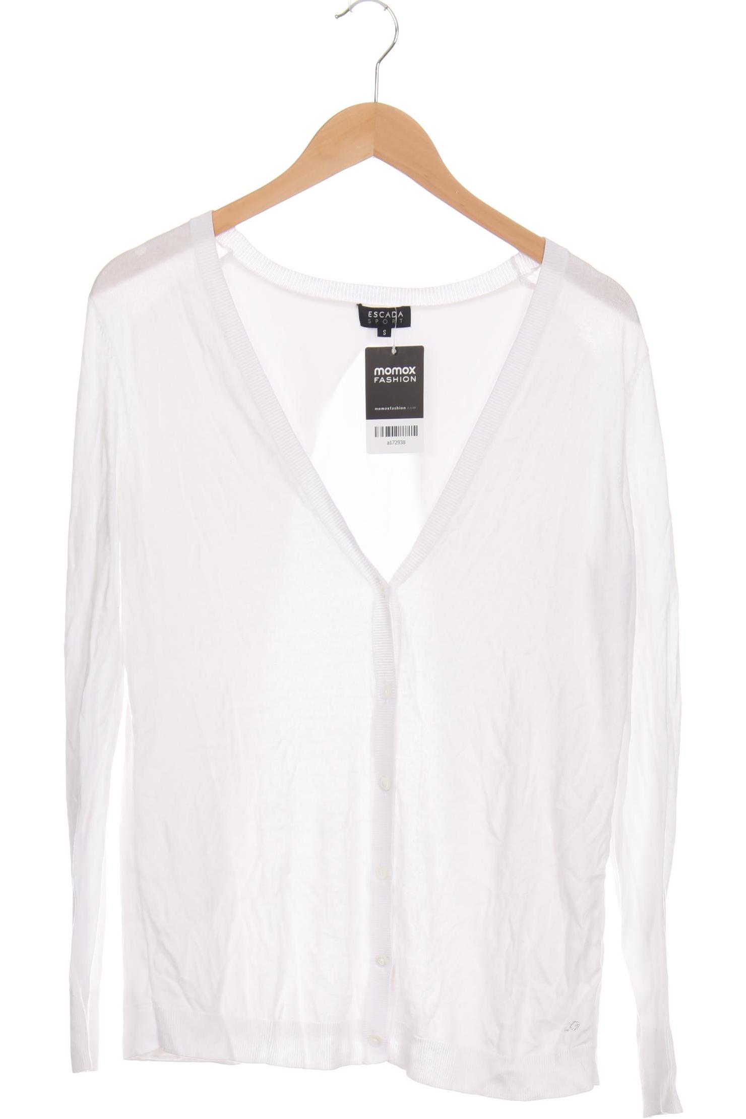 

Escada Sport Damen Strickjacke, weiß, Gr.