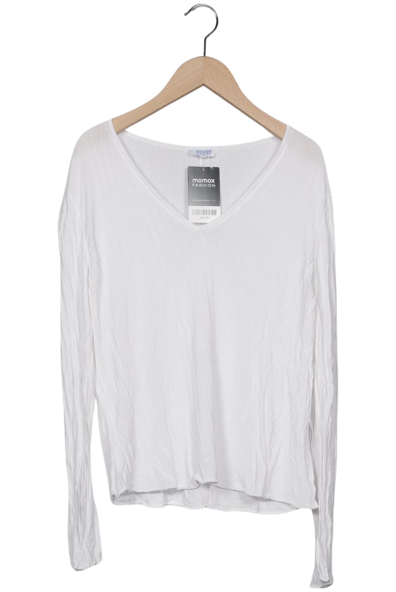 

Escada Sport Damen Langarmshirt, weiß, Gr. 34