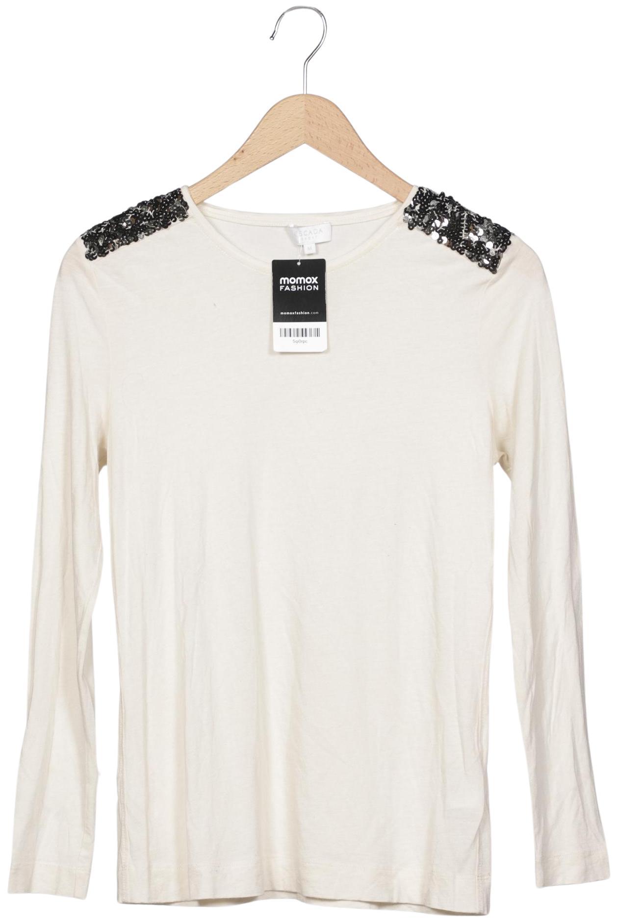 

Escada Sport Damen Langarmshirt, cremeweiß, Gr. 38