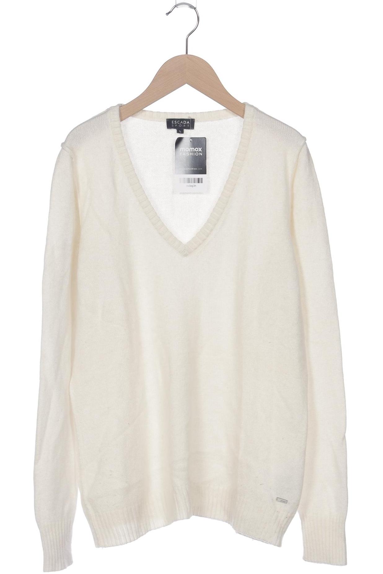 

Escada Sport Damen Pullover, cremeweiß, Gr. 42