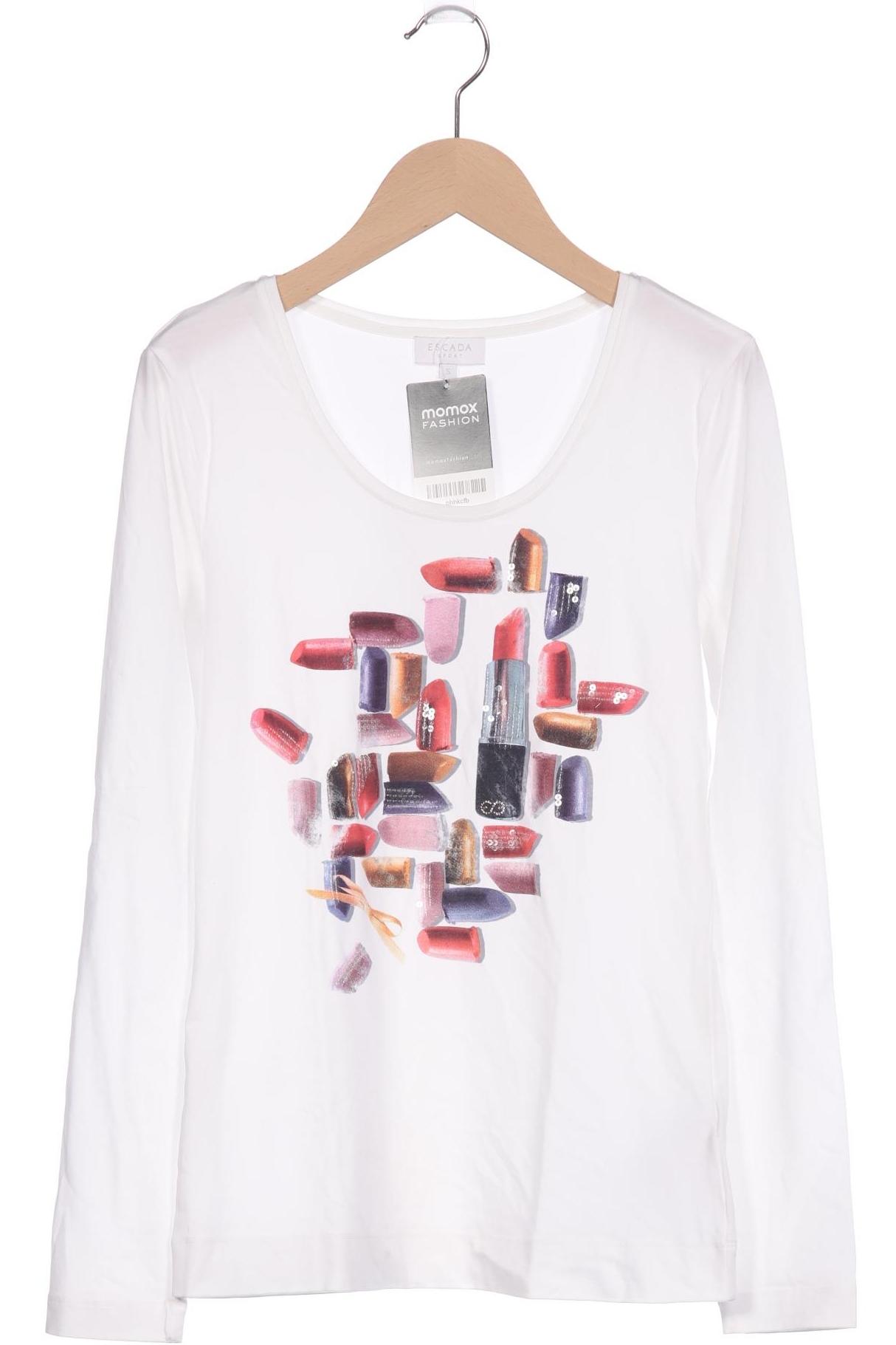 

Escada Sport Damen Langarmshirt, weiß, Gr. 36