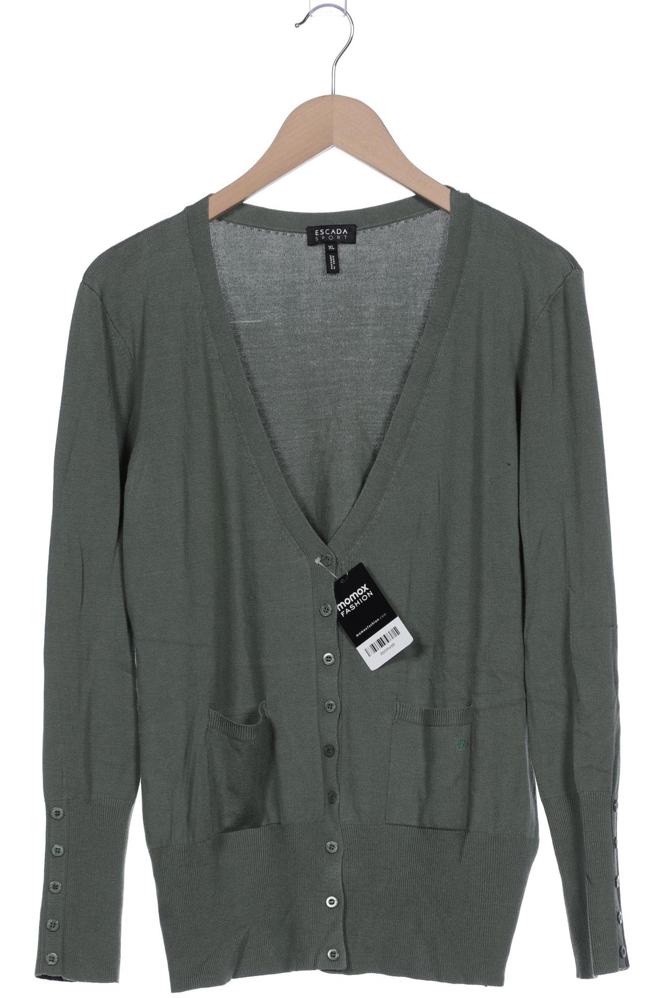 

Escada Sport Damen Strickjacke, grün, Gr. 44