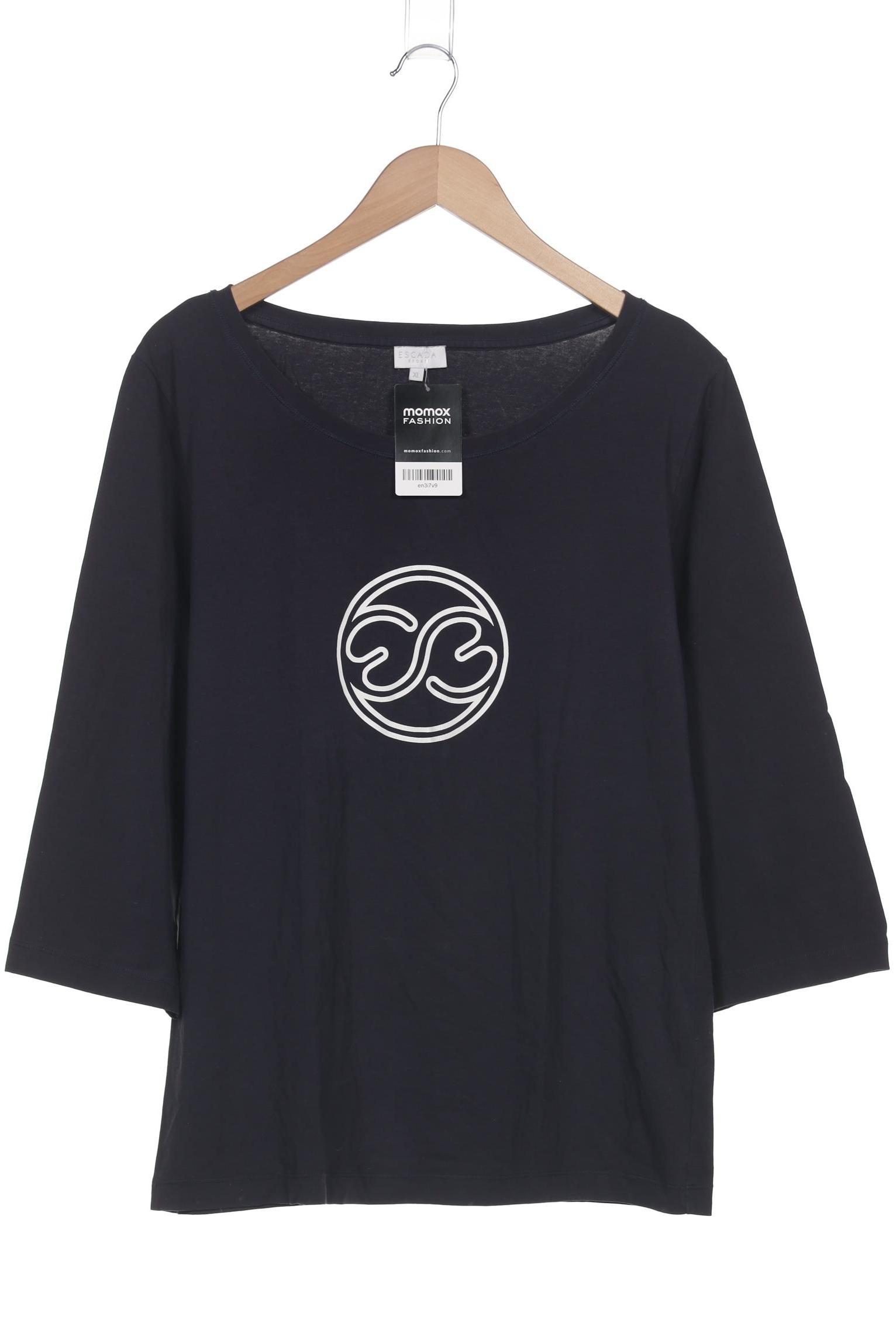 

Escada Sport Damen Langarmshirt, marineblau, Gr. 44