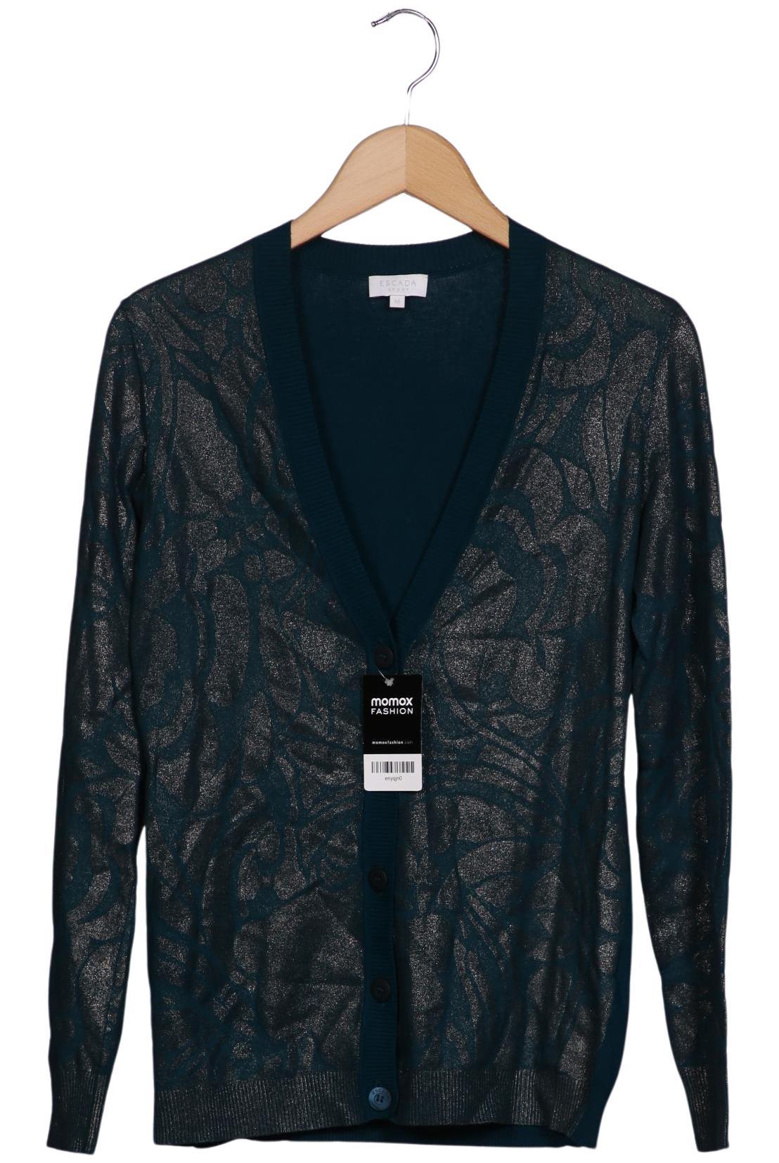 

Escada Sport Damen Strickjacke, türkis, Gr. 38