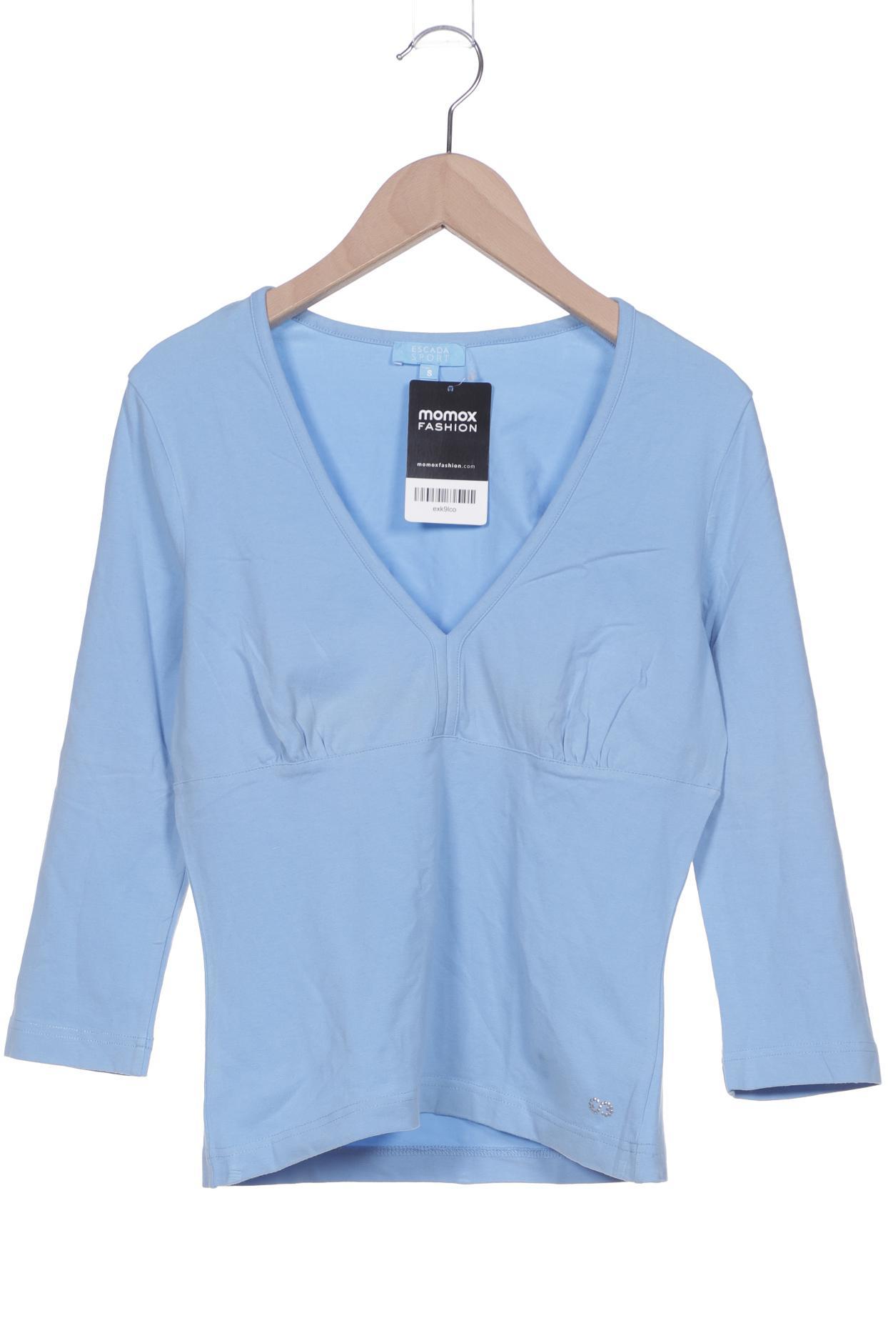 

Escada Sport Damen Langarmshirt, blau, Gr. 36