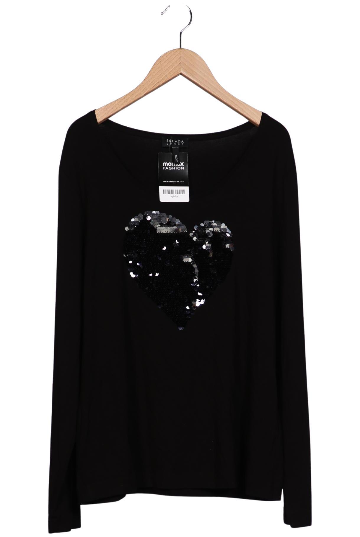 

Escada Sport Damen Langarmshirt, schwarz, Gr. 42