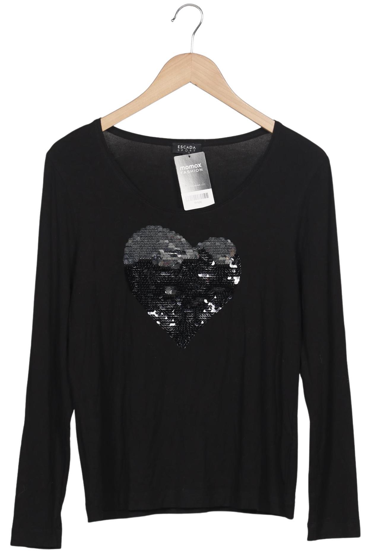 

Escada Sport Damen Langarmshirt, schwarz, Gr. 42