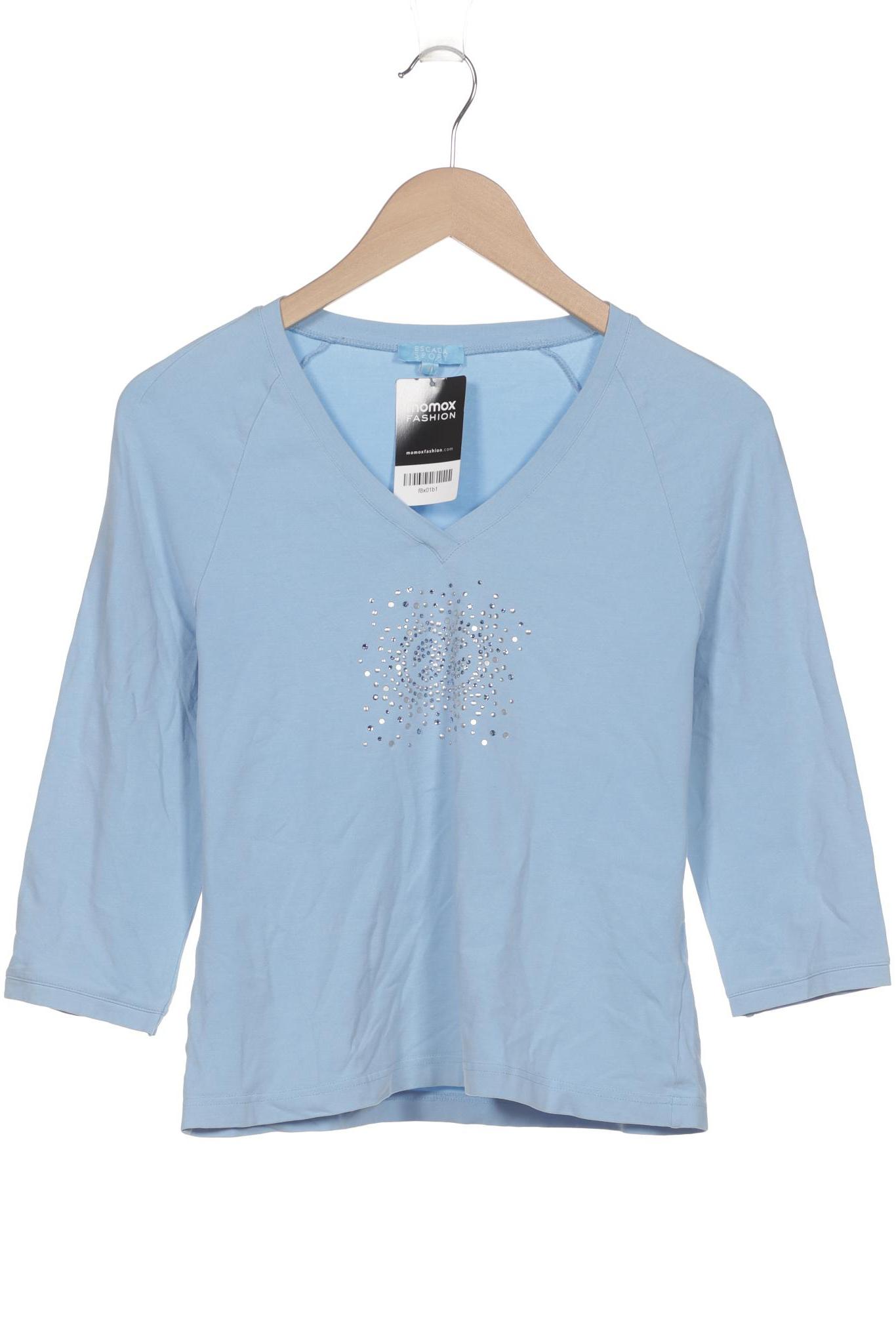 

Escada Sport Damen Langarmshirt, hellblau, Gr. 38