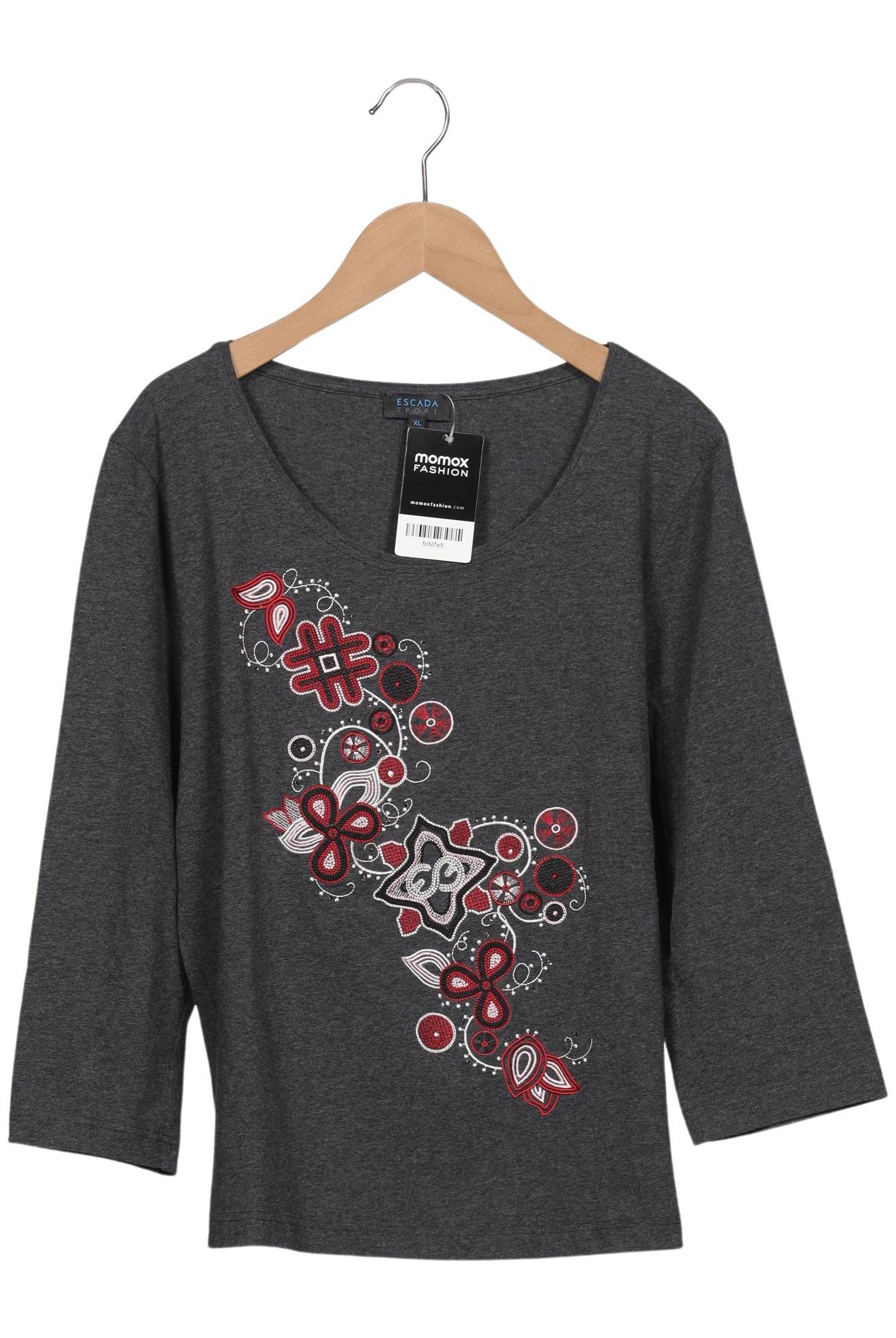 

Escada Sport Damen Langarmshirt, grau, Gr. 44