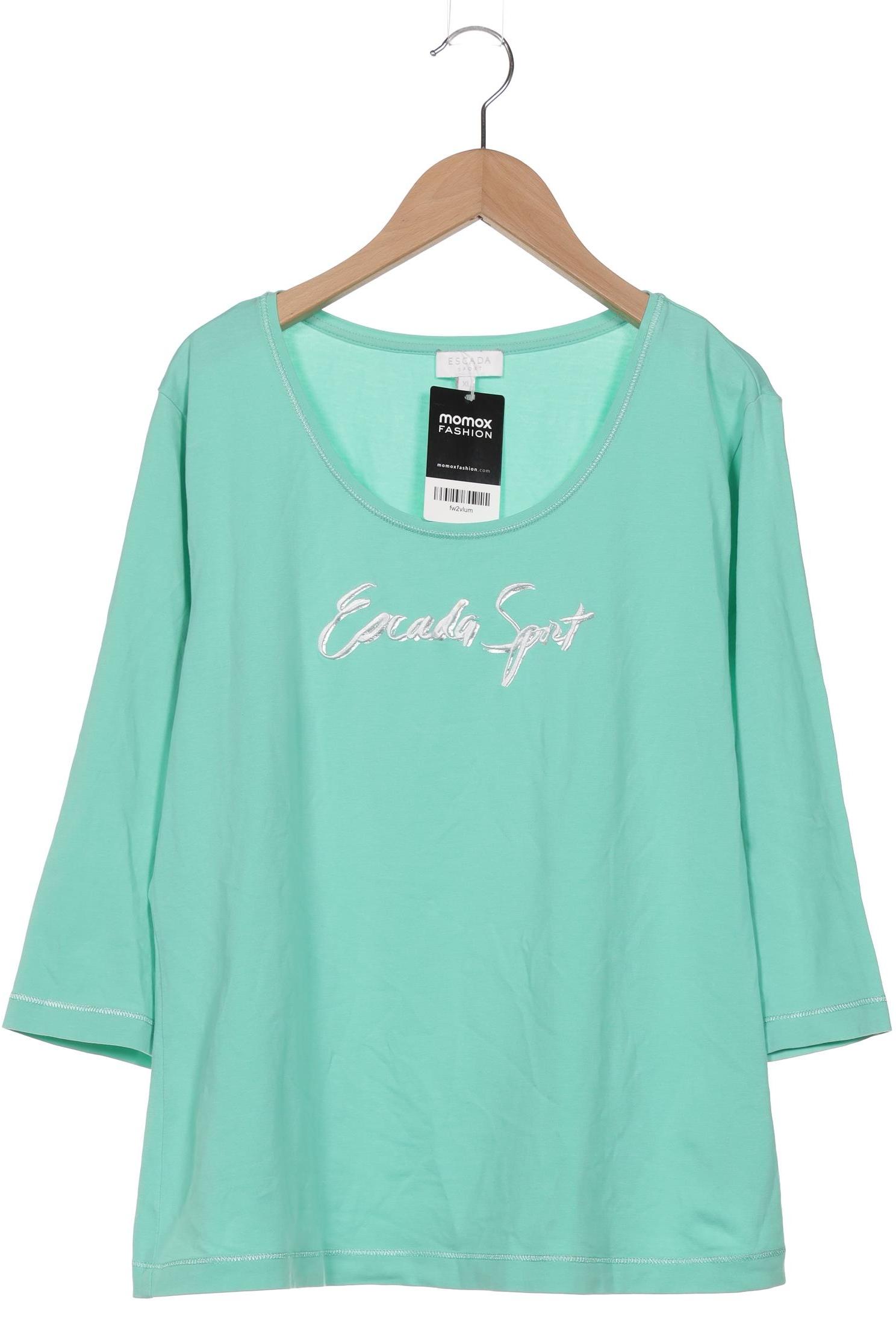 

Escada Sport Damen Langarmshirt, türkis, Gr. 44