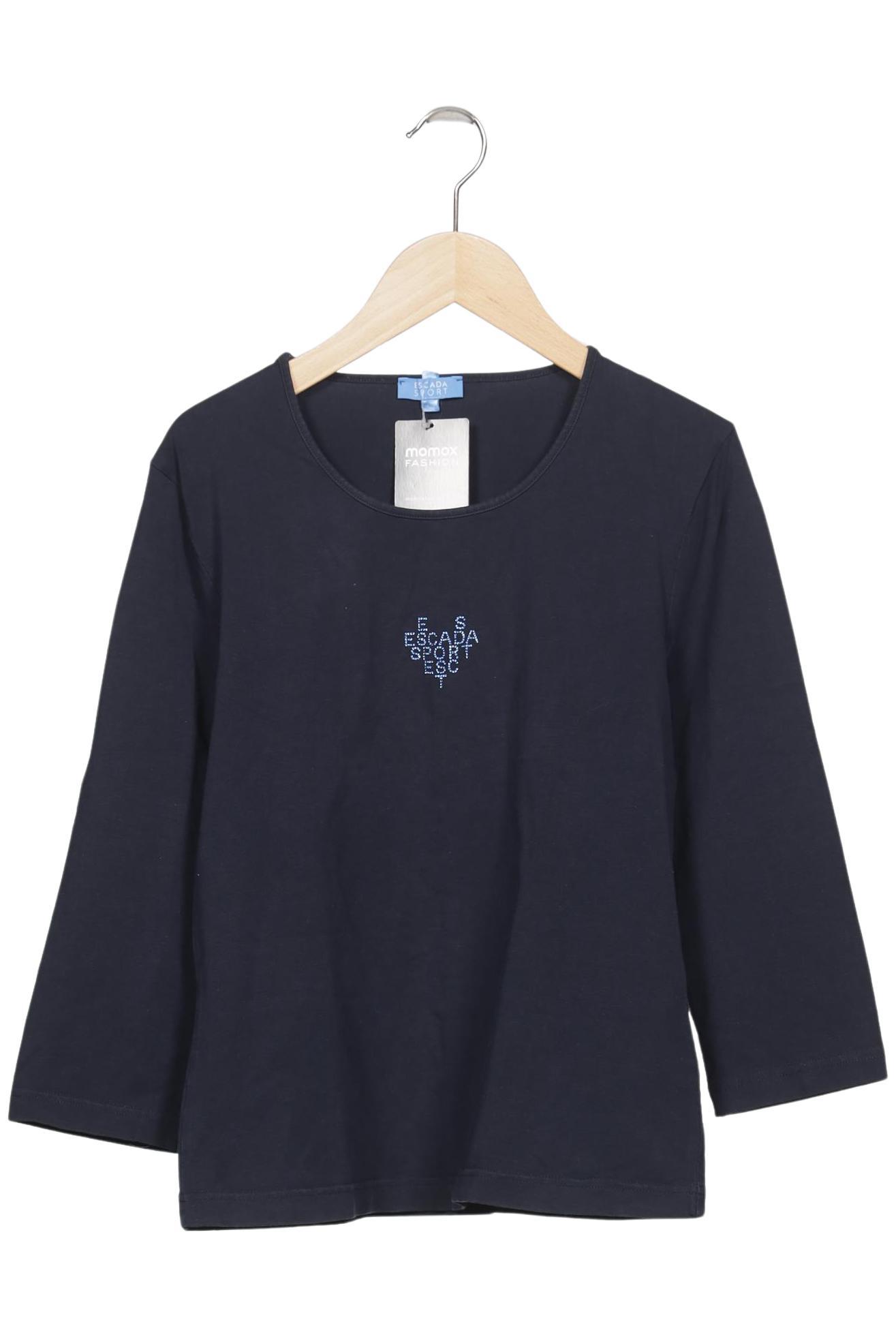 

Escada Sport Damen Langarmshirt, marineblau, Gr. 42