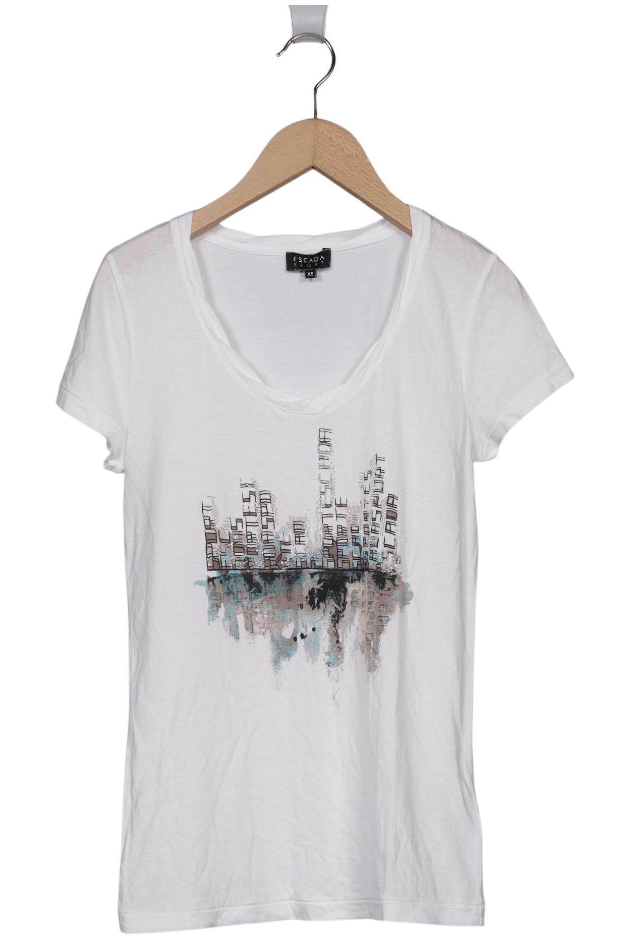 

Escada Sport Damen T-Shirt, weiß, Gr. 34