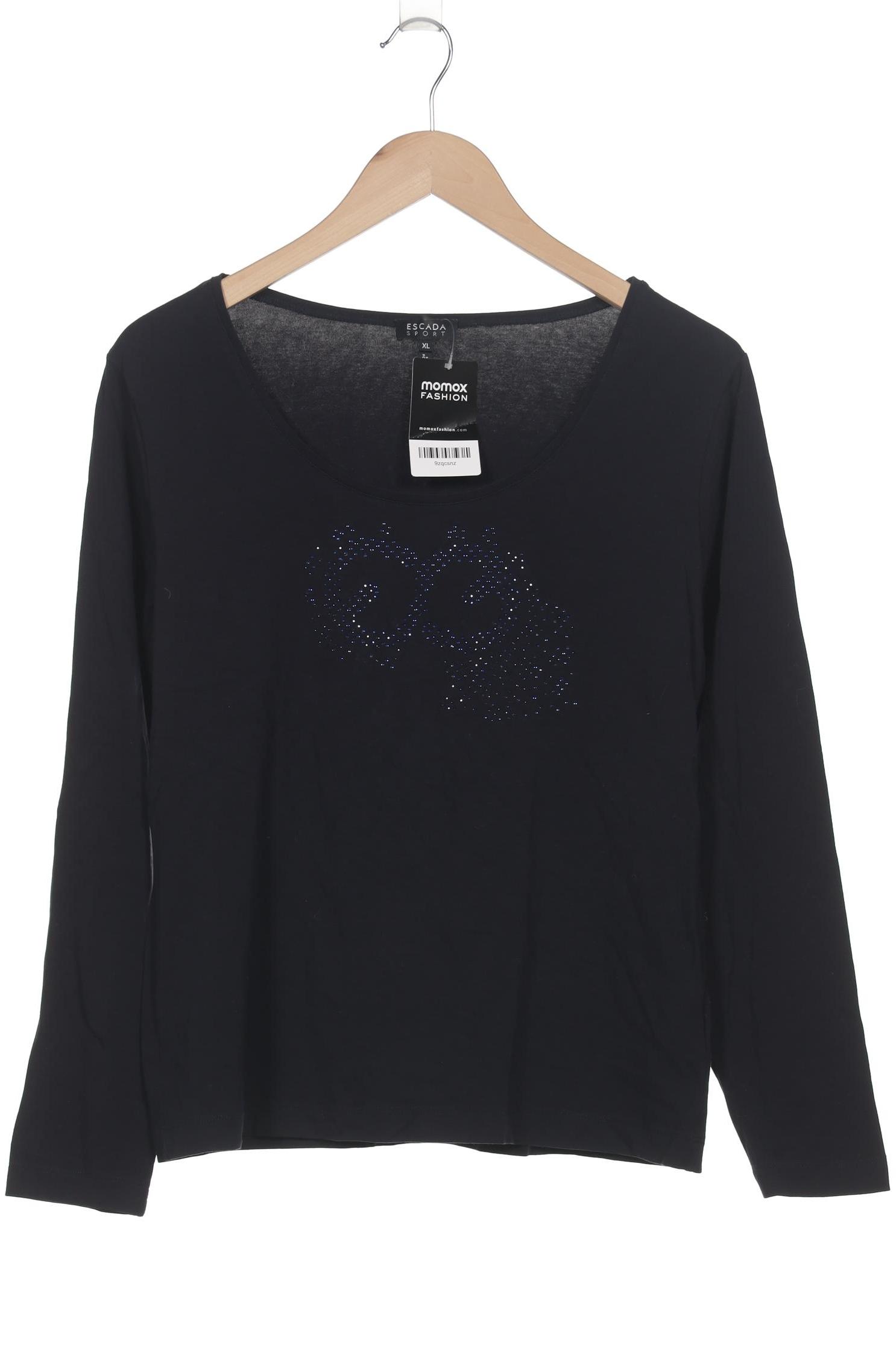 

Escada Sport Damen Langarmshirt, marineblau, Gr. 44