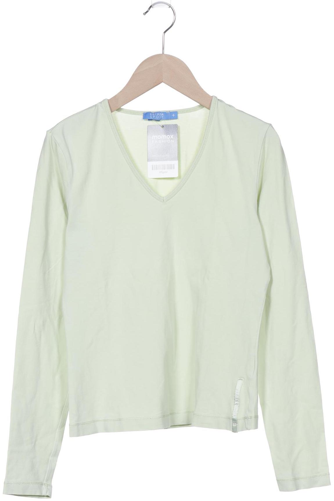 

Escada Sport Damen Langarmshirt, hellgrün, Gr. 38