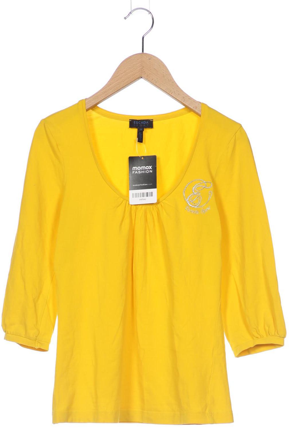 

Escada Sport Damen Langarmshirt, gelb, Gr. 36