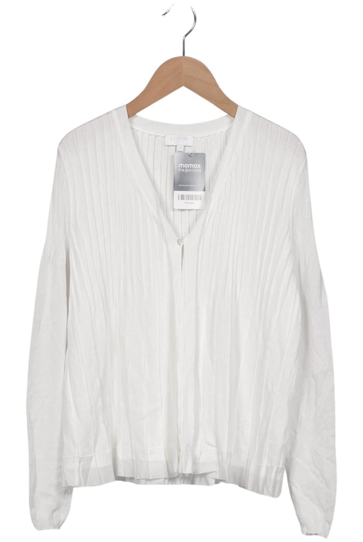 

Escada Sport Damen Strickjacke, weiß, Gr. 36