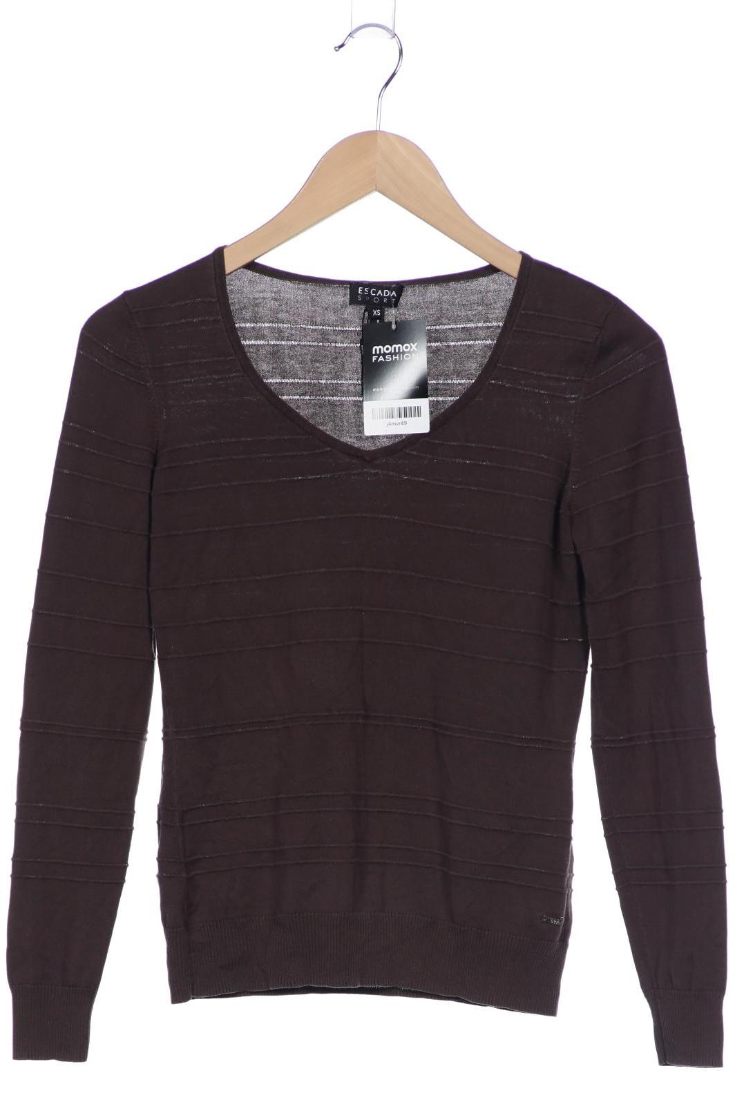 

Escada Sport Damen Langarmshirt, braun, Gr. 34