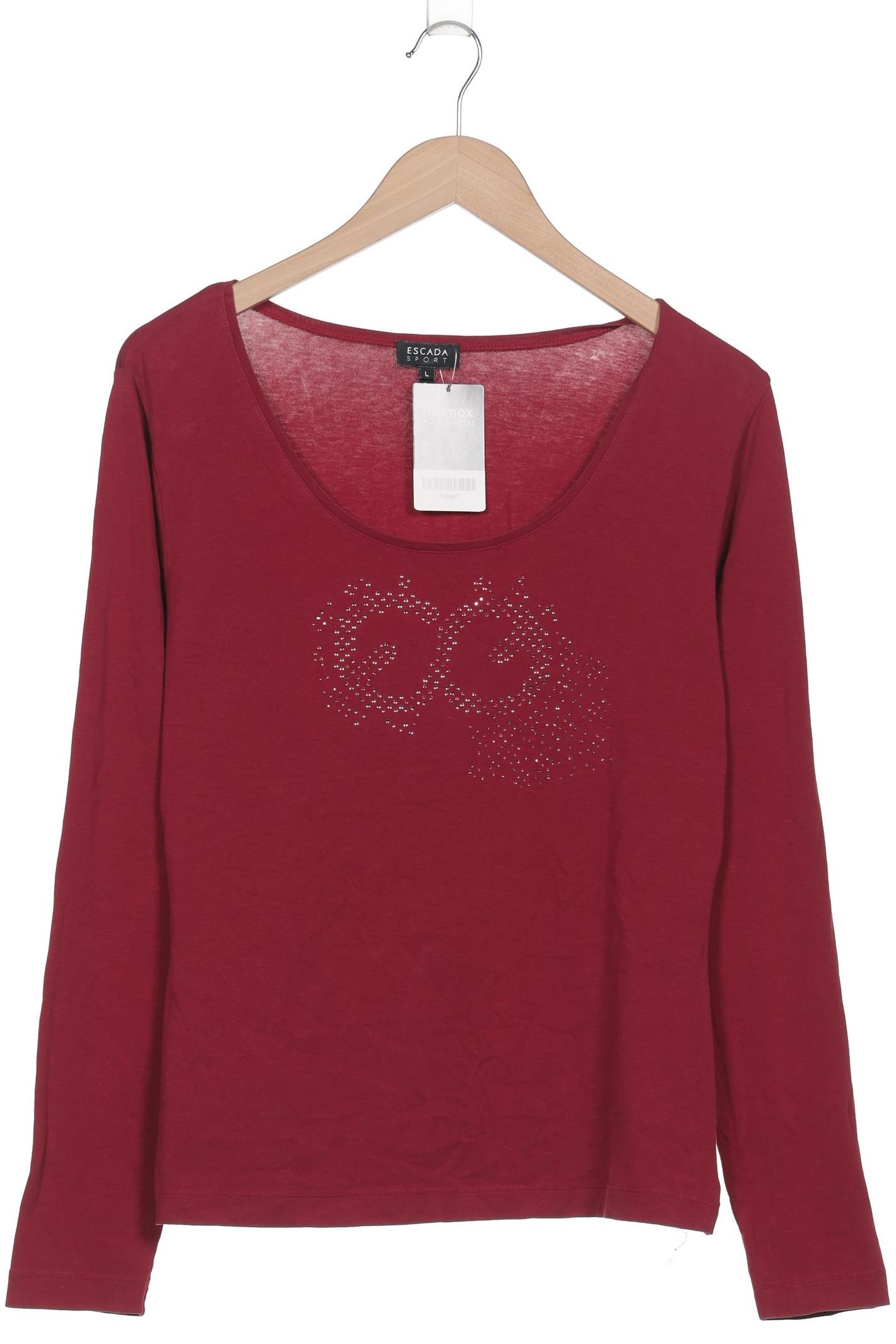 

Escada Sport Damen Langarmshirt, bordeaux, Gr. 42