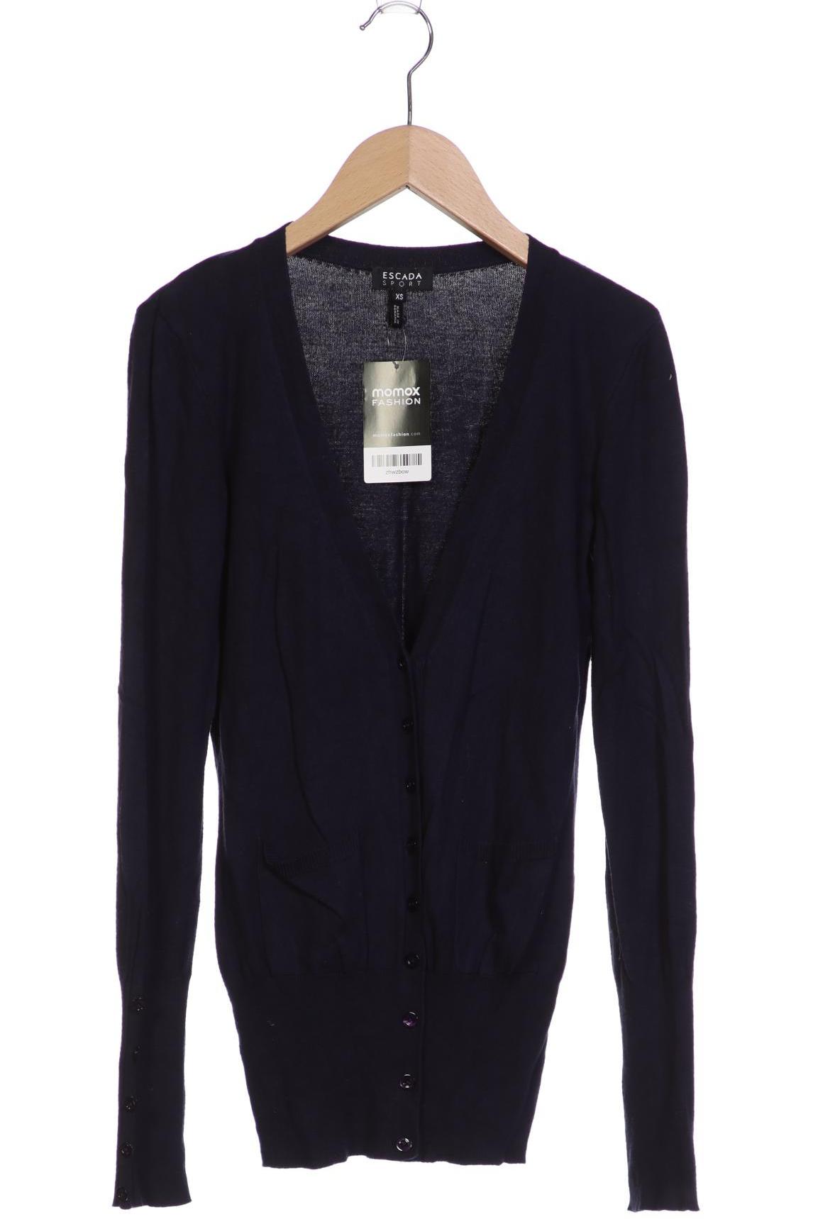 

Escada Sport Damen Strickjacke, marineblau, Gr. 34