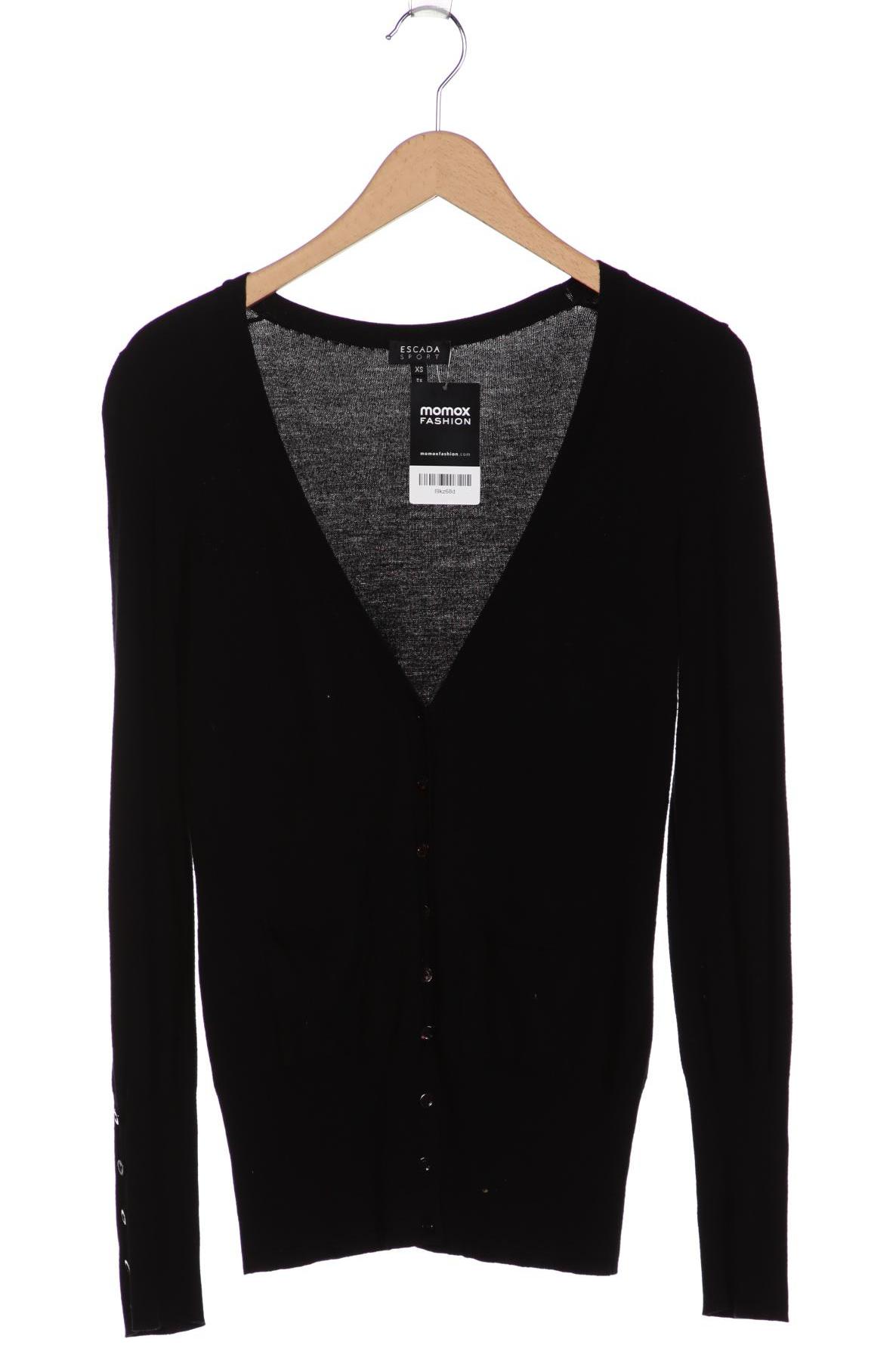 

Escada Sport Damen Strickjacke, schwarz, Gr. 34