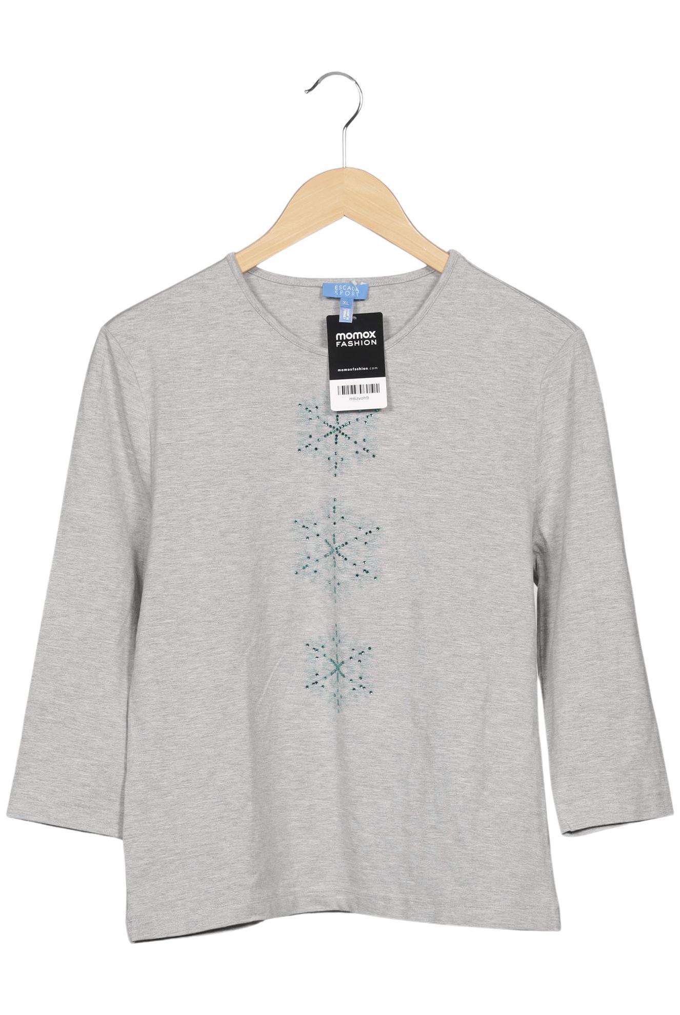 

Escada Sport Damen Langarmshirt, grau, Gr. 44