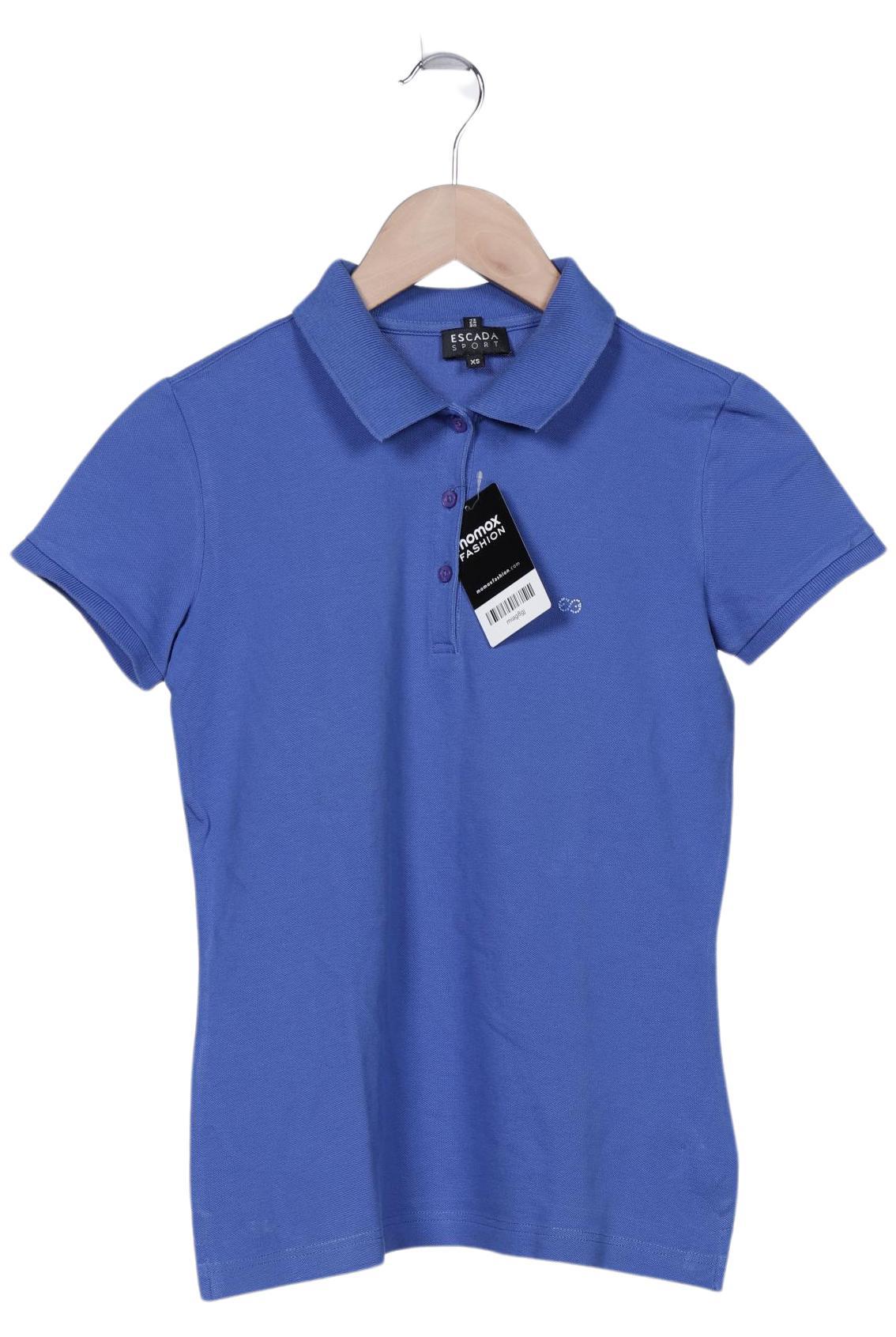 

Escada Sport Damen Poloshirt, blau, Gr. 34
