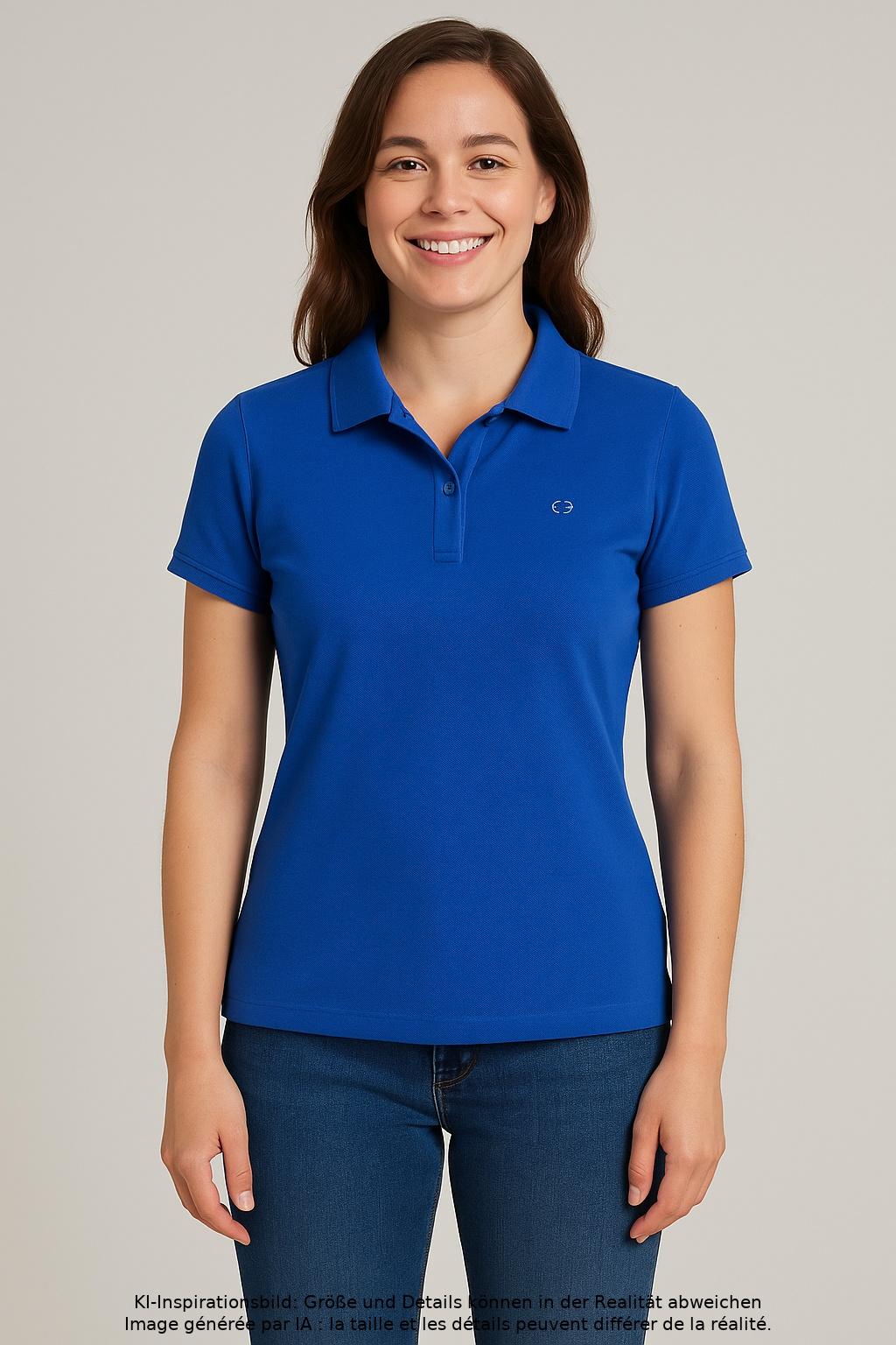 

Escada Sport Damen Poloshirt, blau, Gr. 36