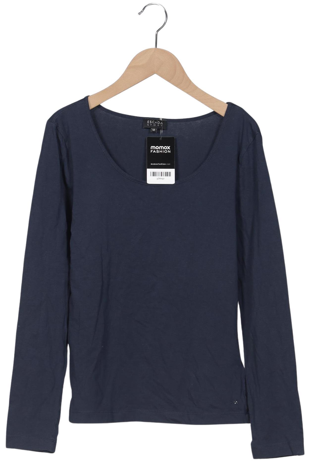 

Escada Sport Damen Langarmshirt, marineblau, Gr. 38