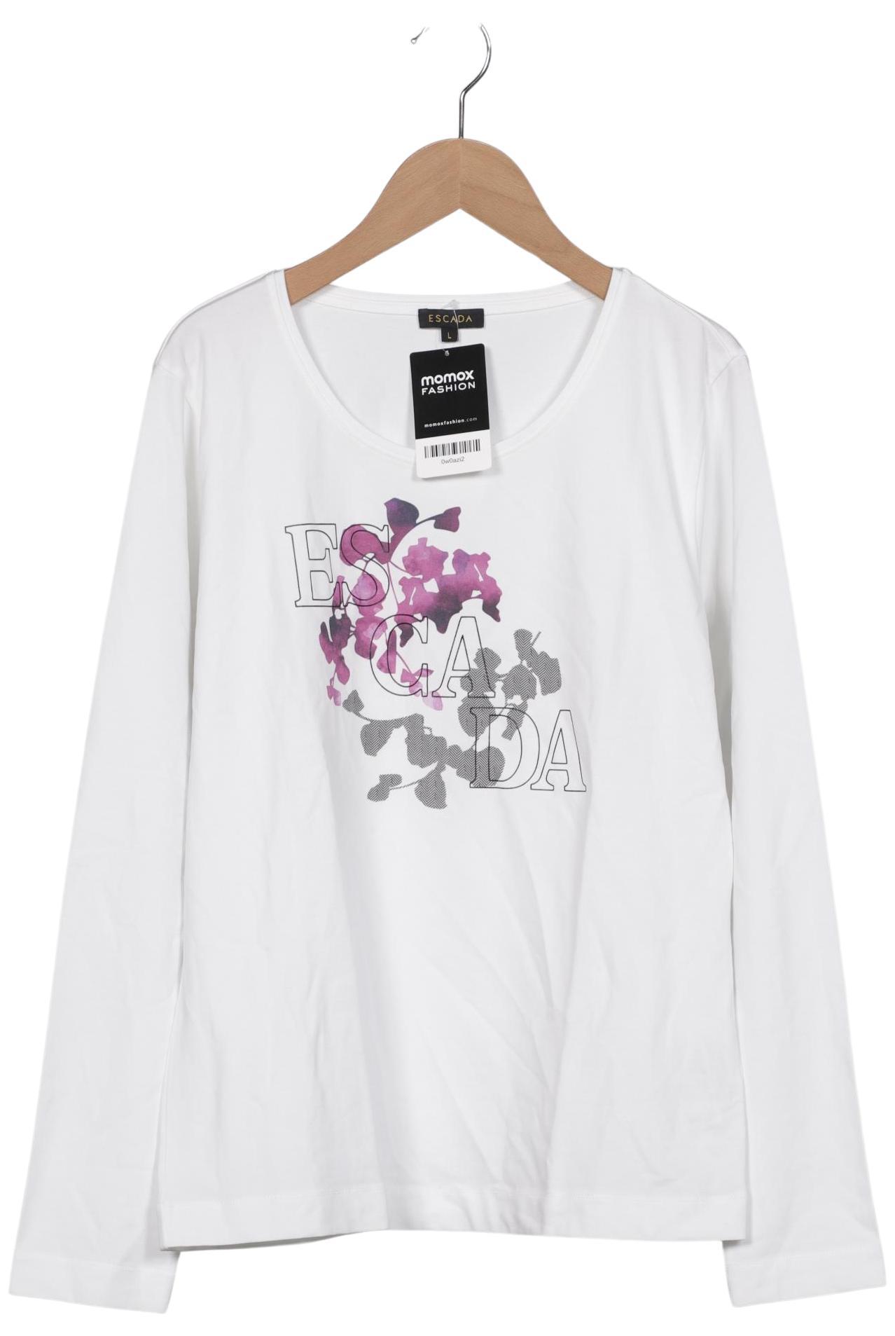 

Escada Sport Damen Langarmshirt, weiß, Gr. 42