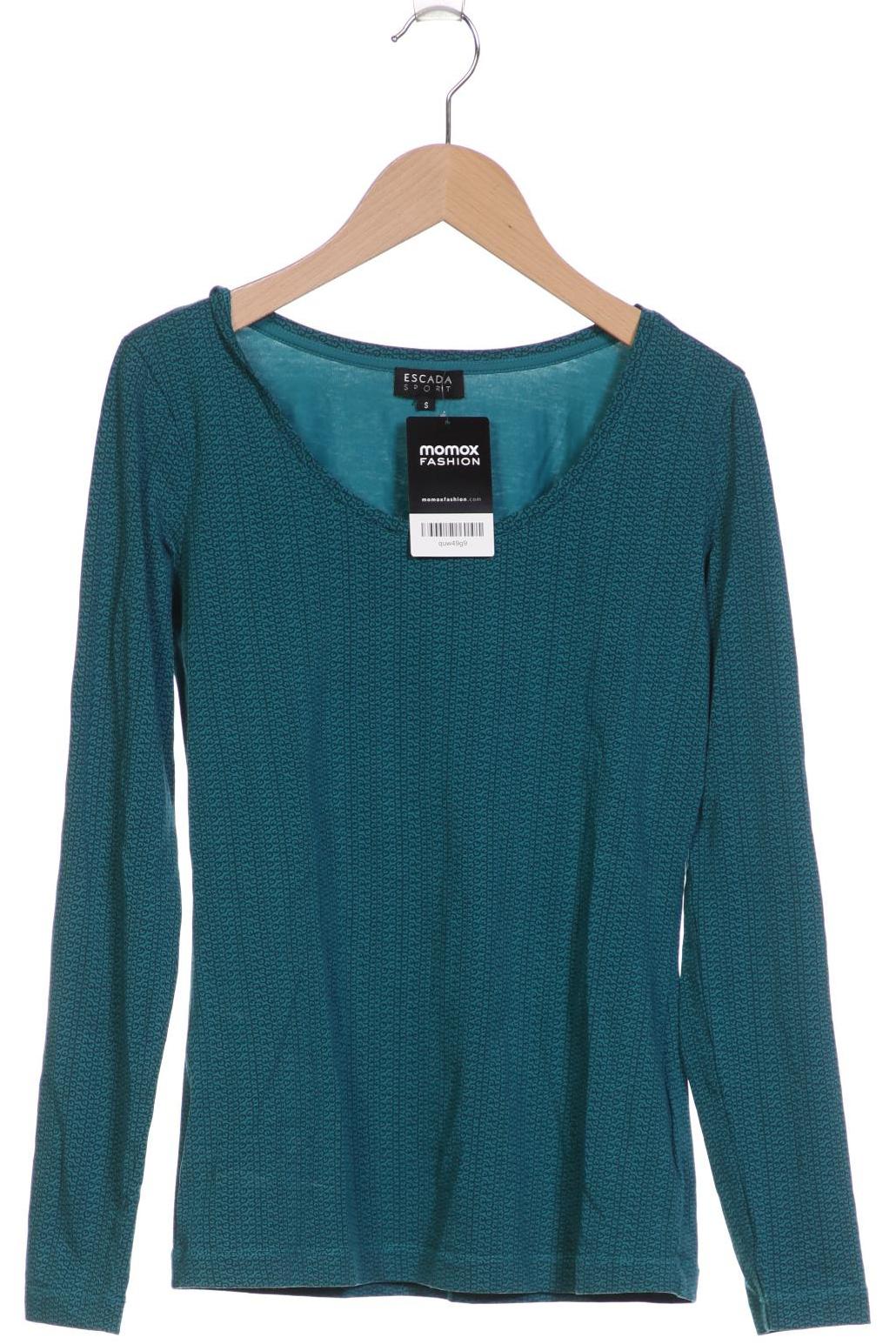 

Escada Sport Damen Langarmshirt, türkis, Gr. 36