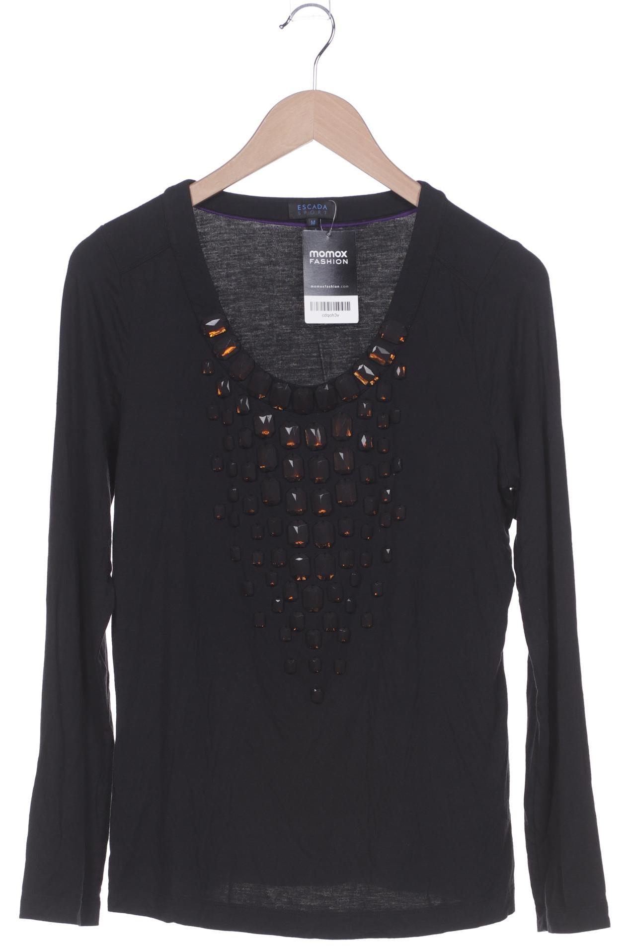 

Escada Sport Damen Langarmshirt, schwarz, Gr. 38