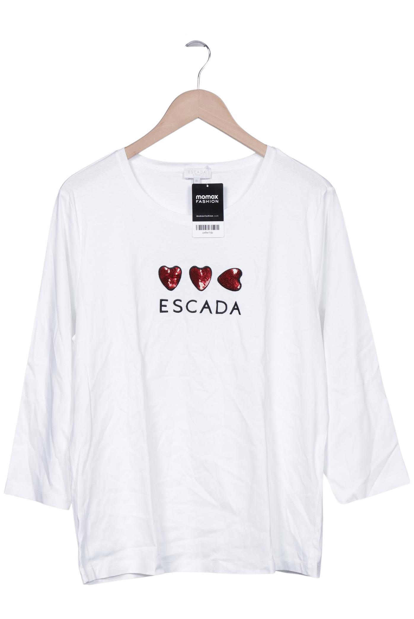 

Escada Sport Damen Langarmshirt, weiß, Gr. 44