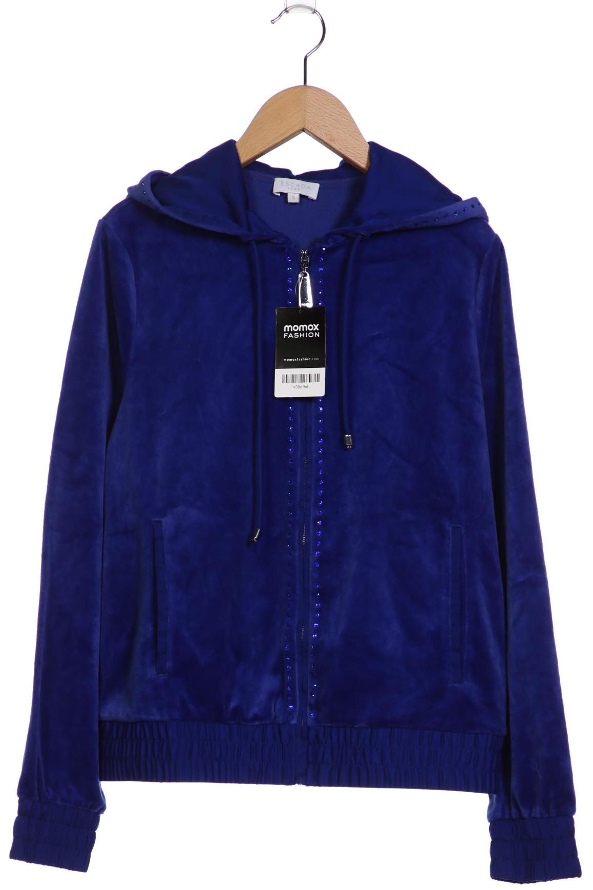 

Escada Sport Damen Kapuzenpullover, blau, Gr. 36