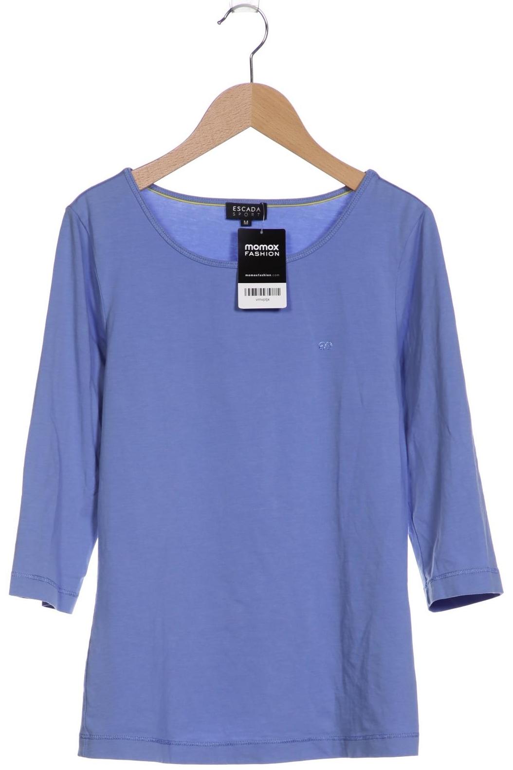 

Escada Sport Damen Langarmshirt, blau, Gr. 38
