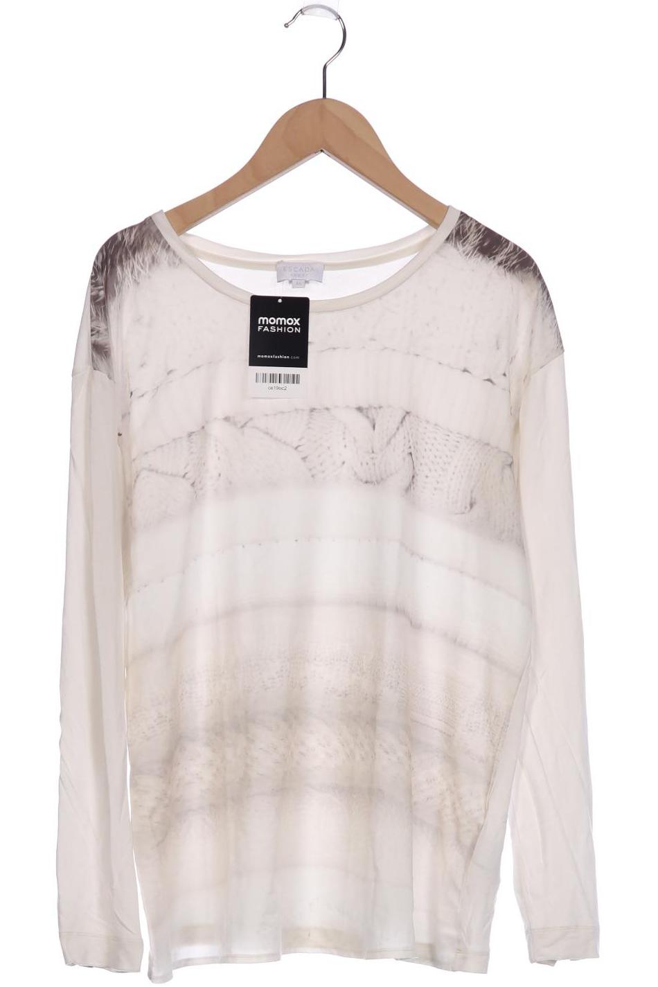 

Escada Sport Damen Langarmshirt, cremeweiß, Gr. 38