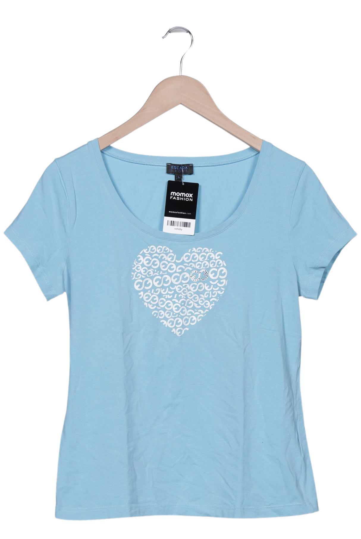 

Escada Sport Damen T-Shirt, hellblau, Gr. 42