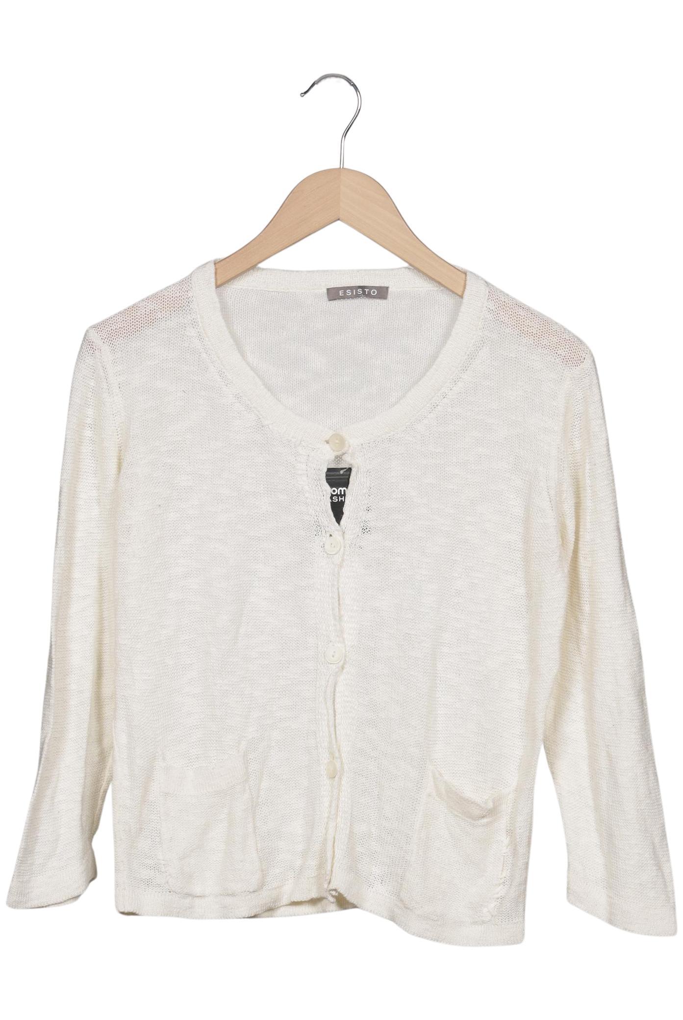 

Esisto Damen Strickjacke, cremeweiß, Gr. 36