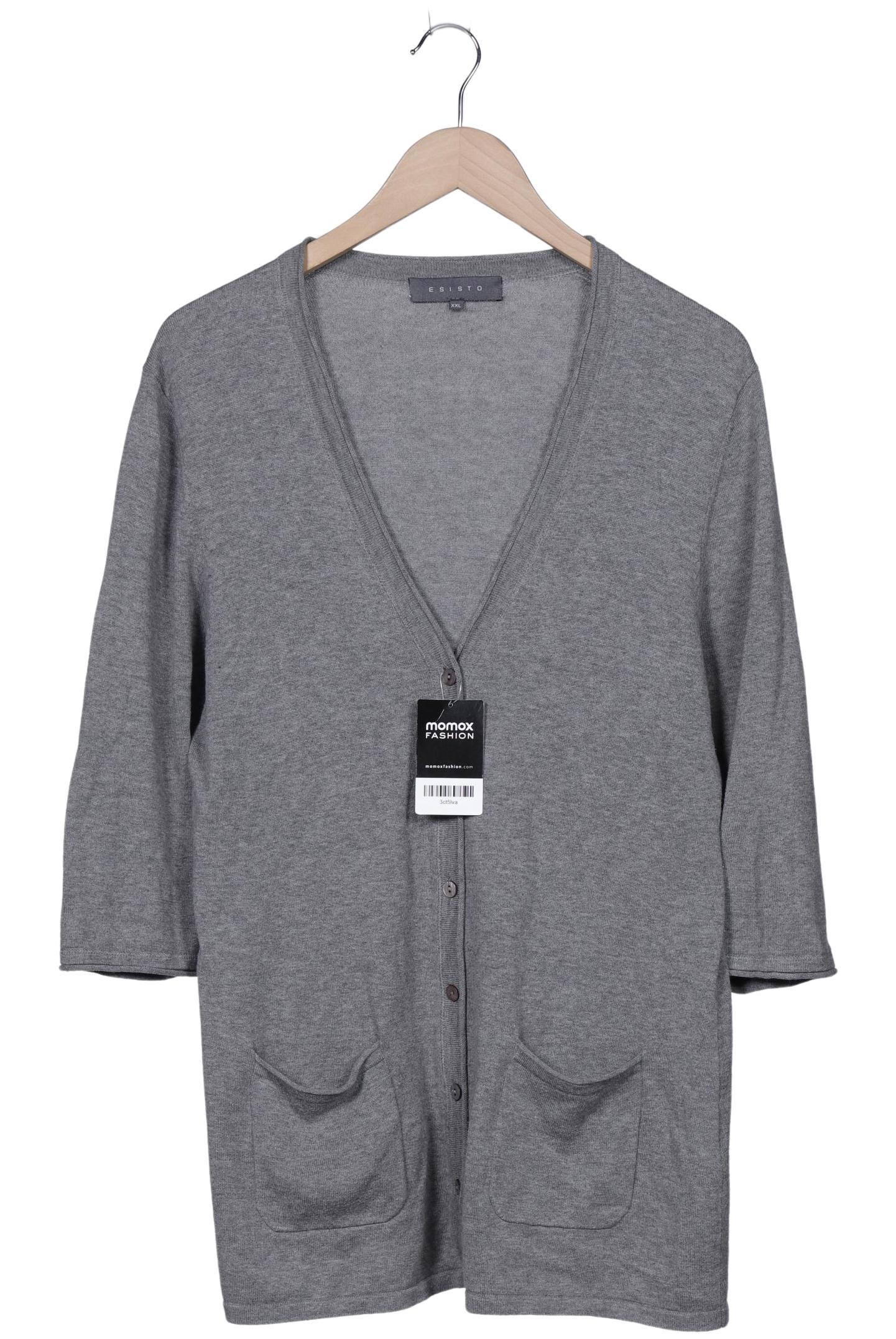 

Esisto Damen Strickjacke, grau, Gr. 46