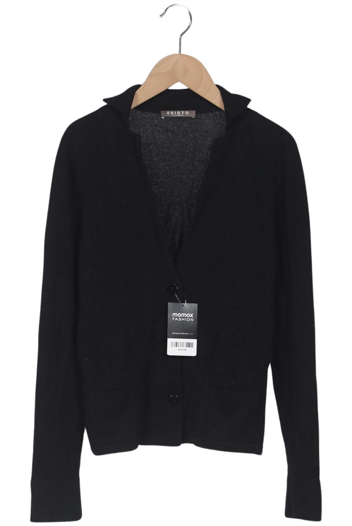 

Esisto Damen Strickjacke, schwarz, Gr. 38