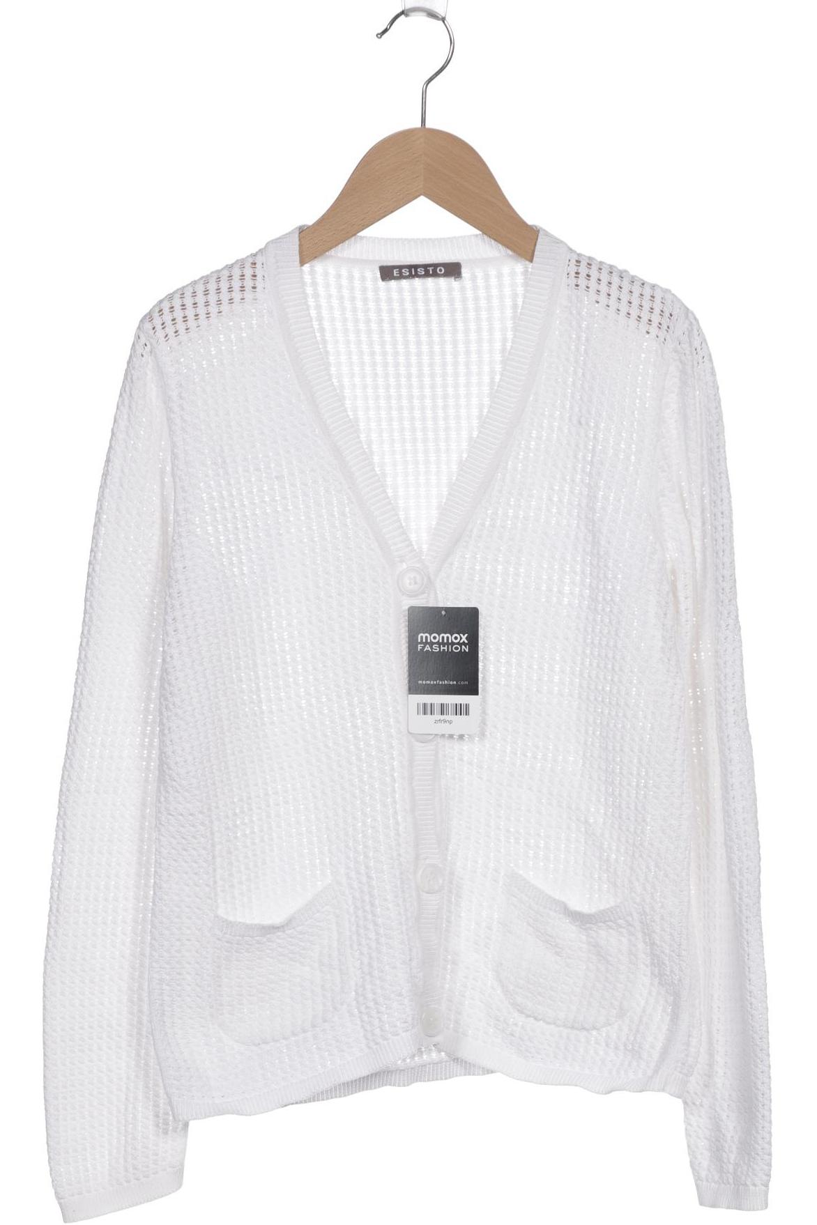 

Esisto Damen Strickjacke, weiß, Gr. 36